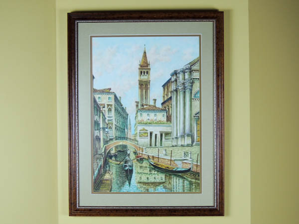 Saverio de Bello Framed Watercolor