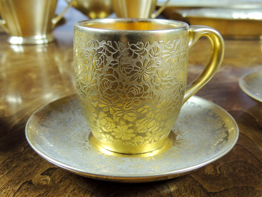 Vintage Gold Decorated China Pieces