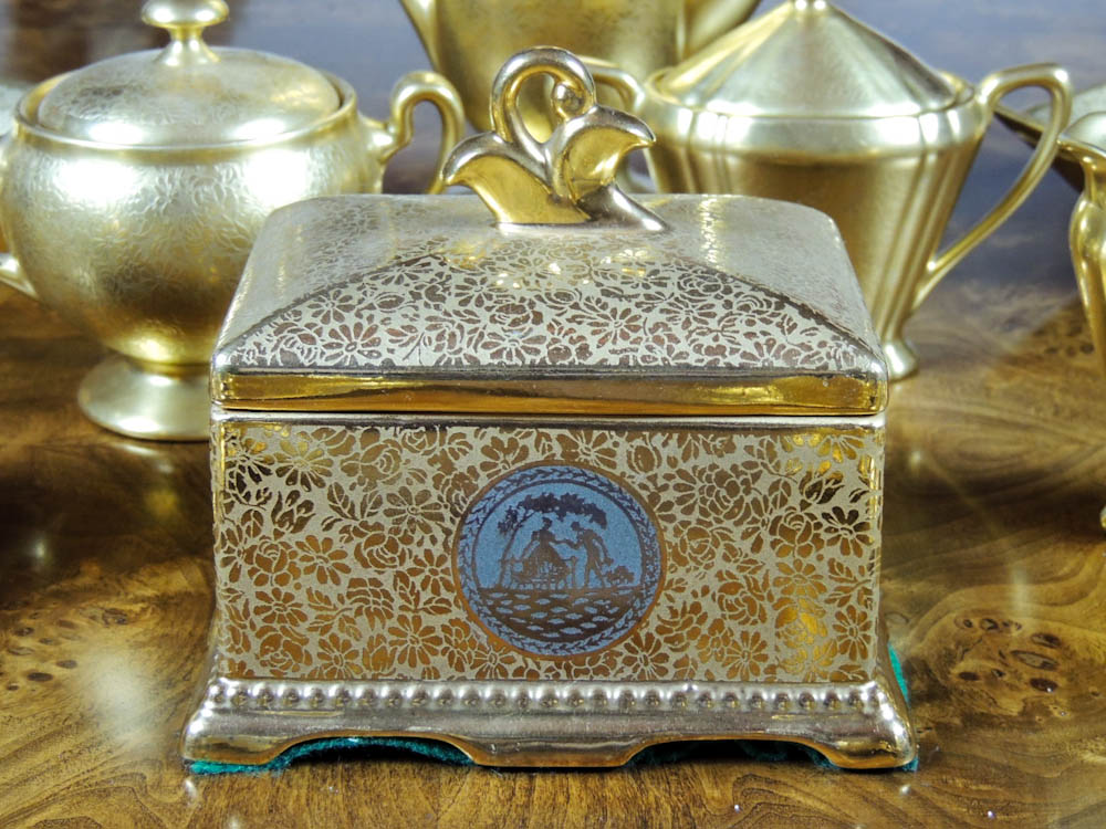 Vintage Gold Decorated China Pieces