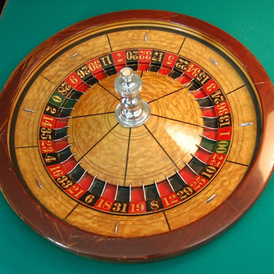 George Mason Company Victorian Style Roulette Table   