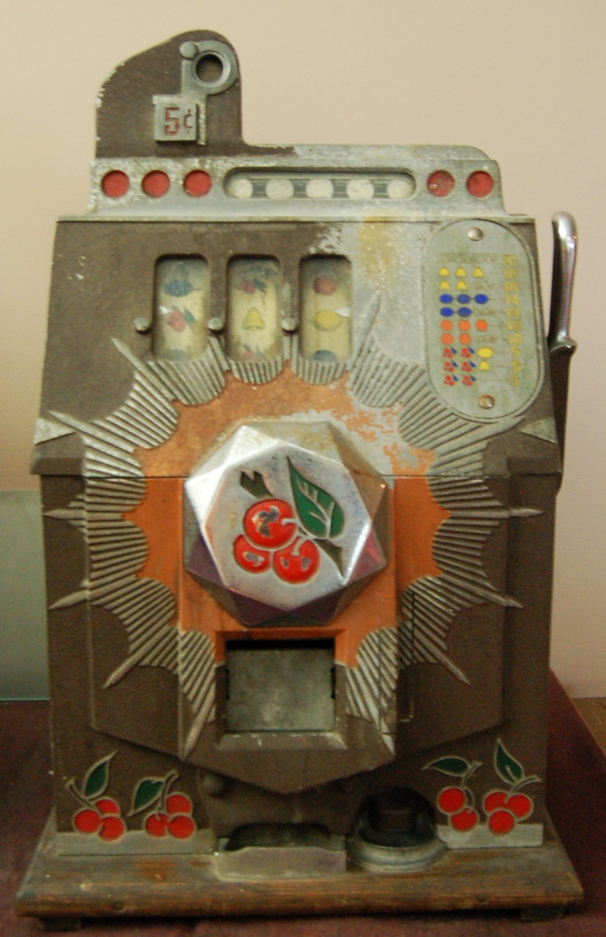Mills Bursting Cherry Nickel Slot Machine