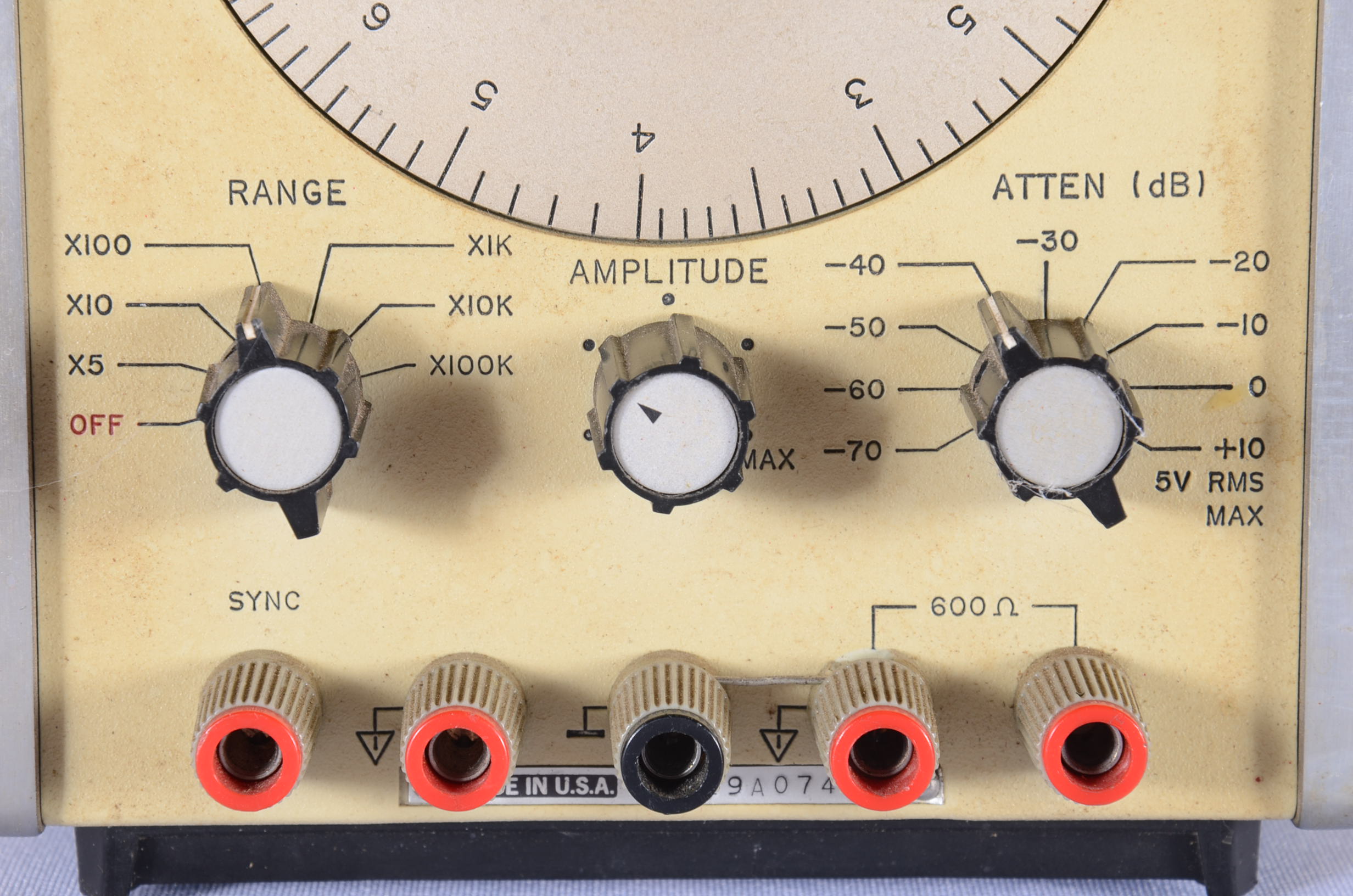 Vintage Electrical Audio Testing Equipment