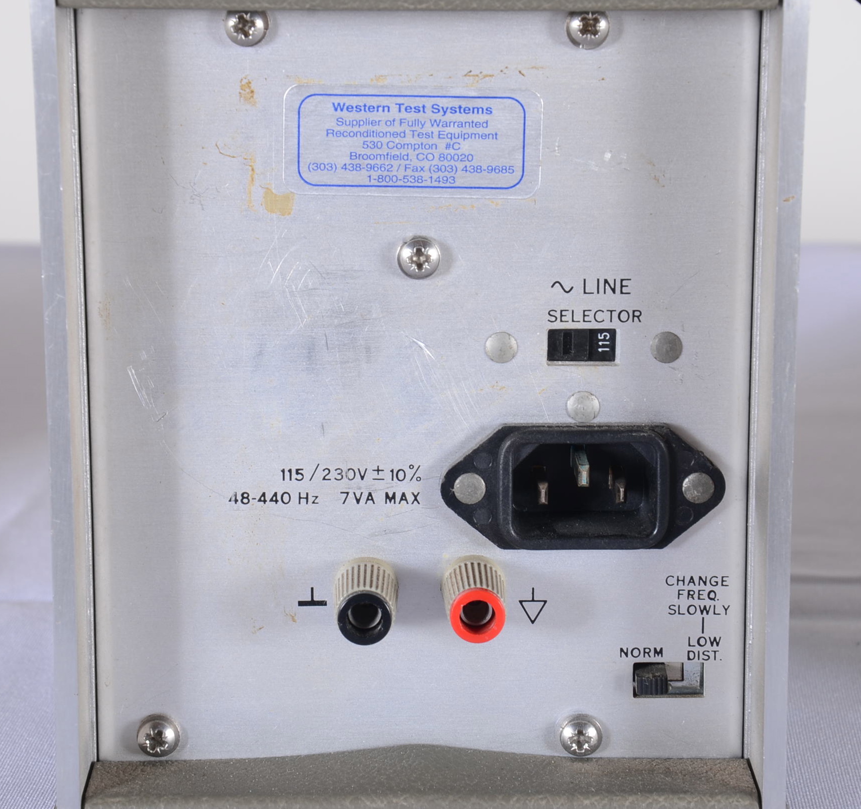 Vintage Electrical Audio Testing Equipment