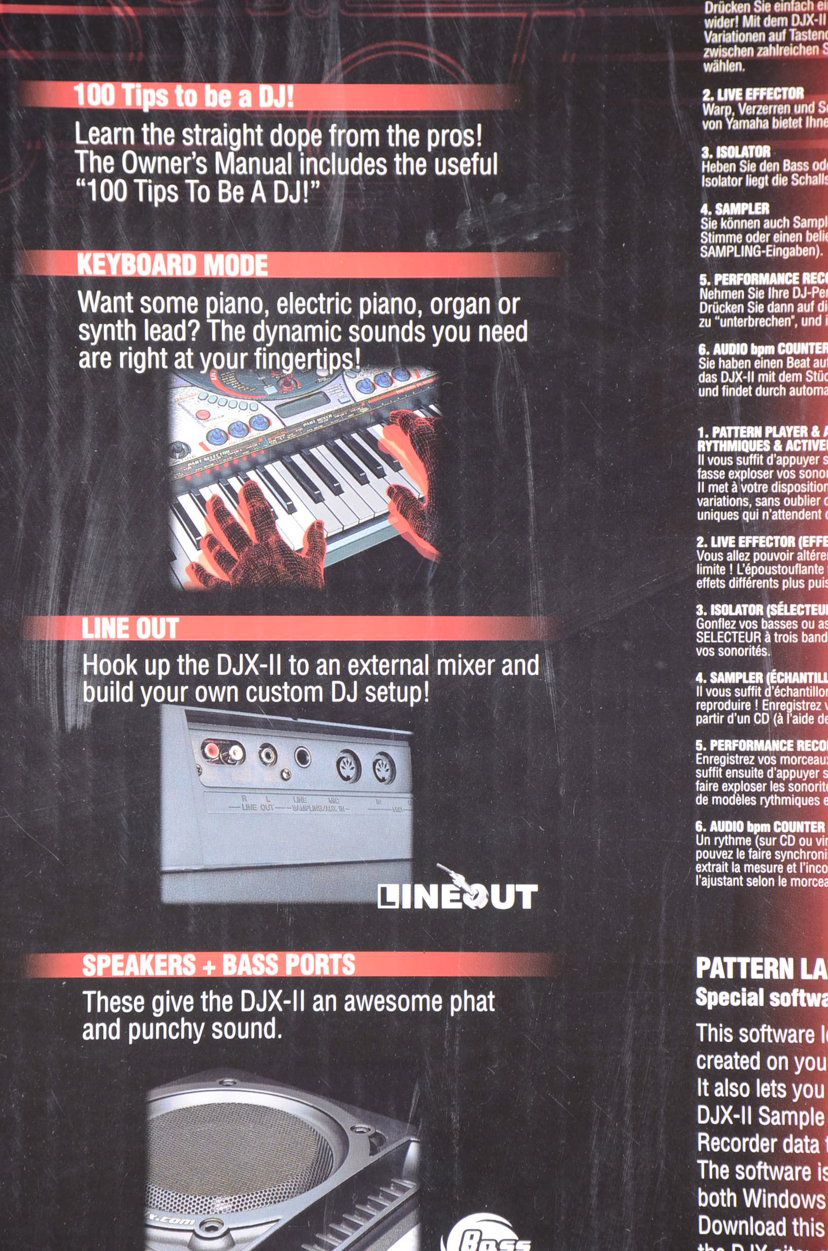 Yamaha DJX-II Electronic Keyboard