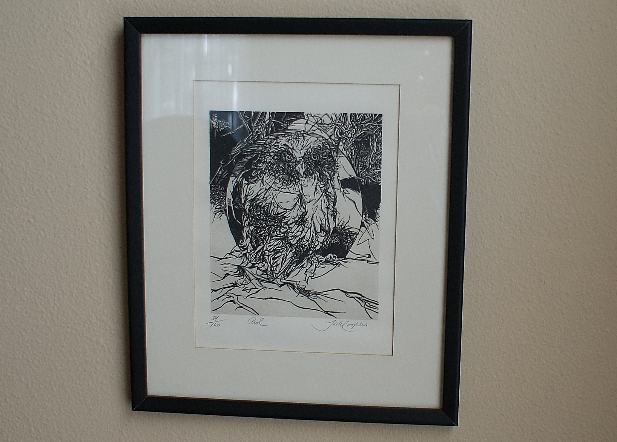 1976 Jack Coughlin Wood Engraving