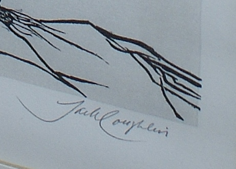 1976 Jack Coughlin Wood Engraving