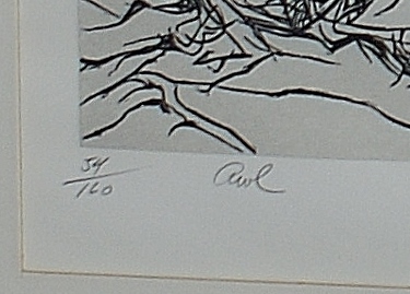 1976 Jack Coughlin Wood Engraving