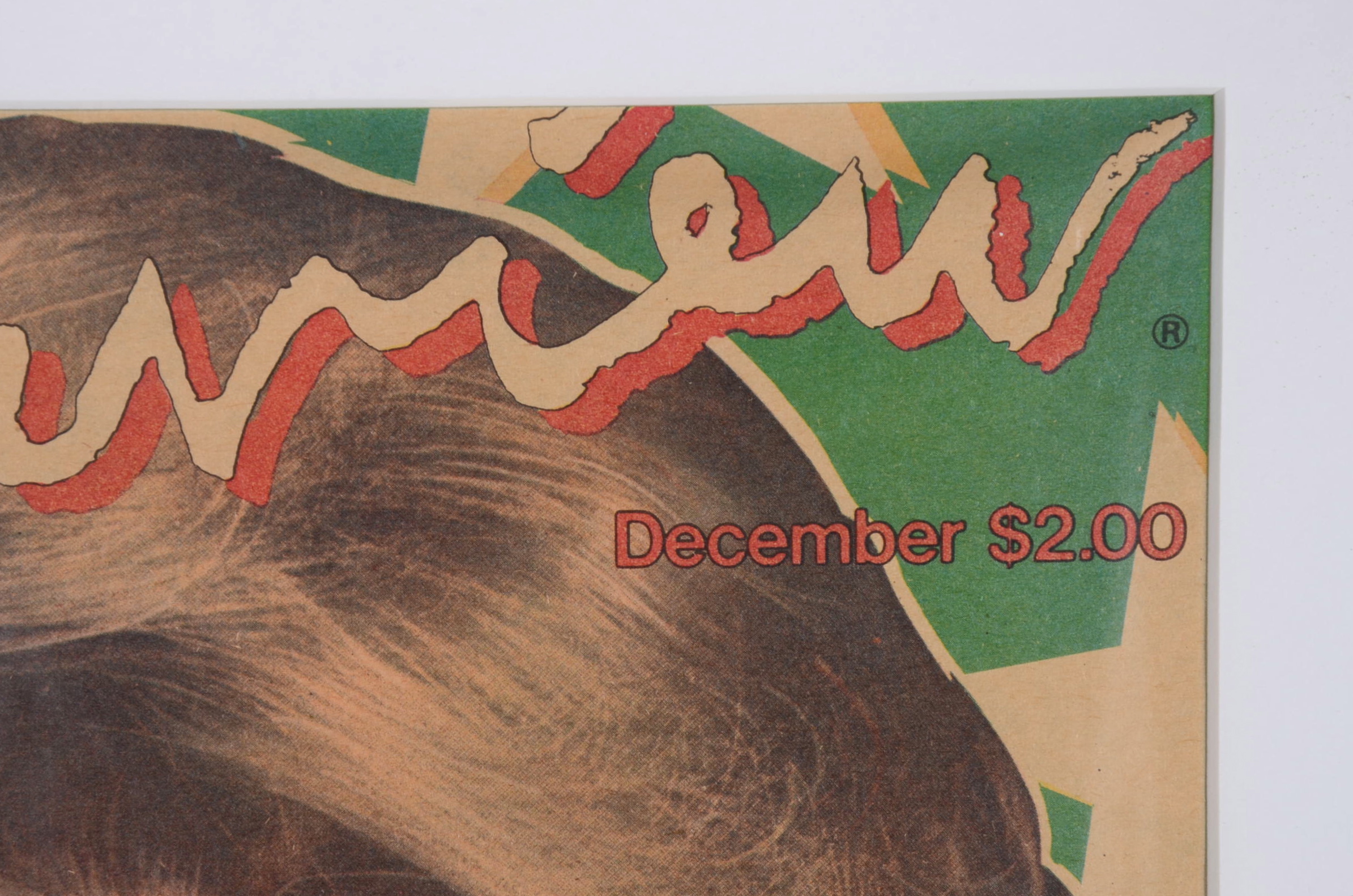 Interview Magazine Signed By Andy Warhol