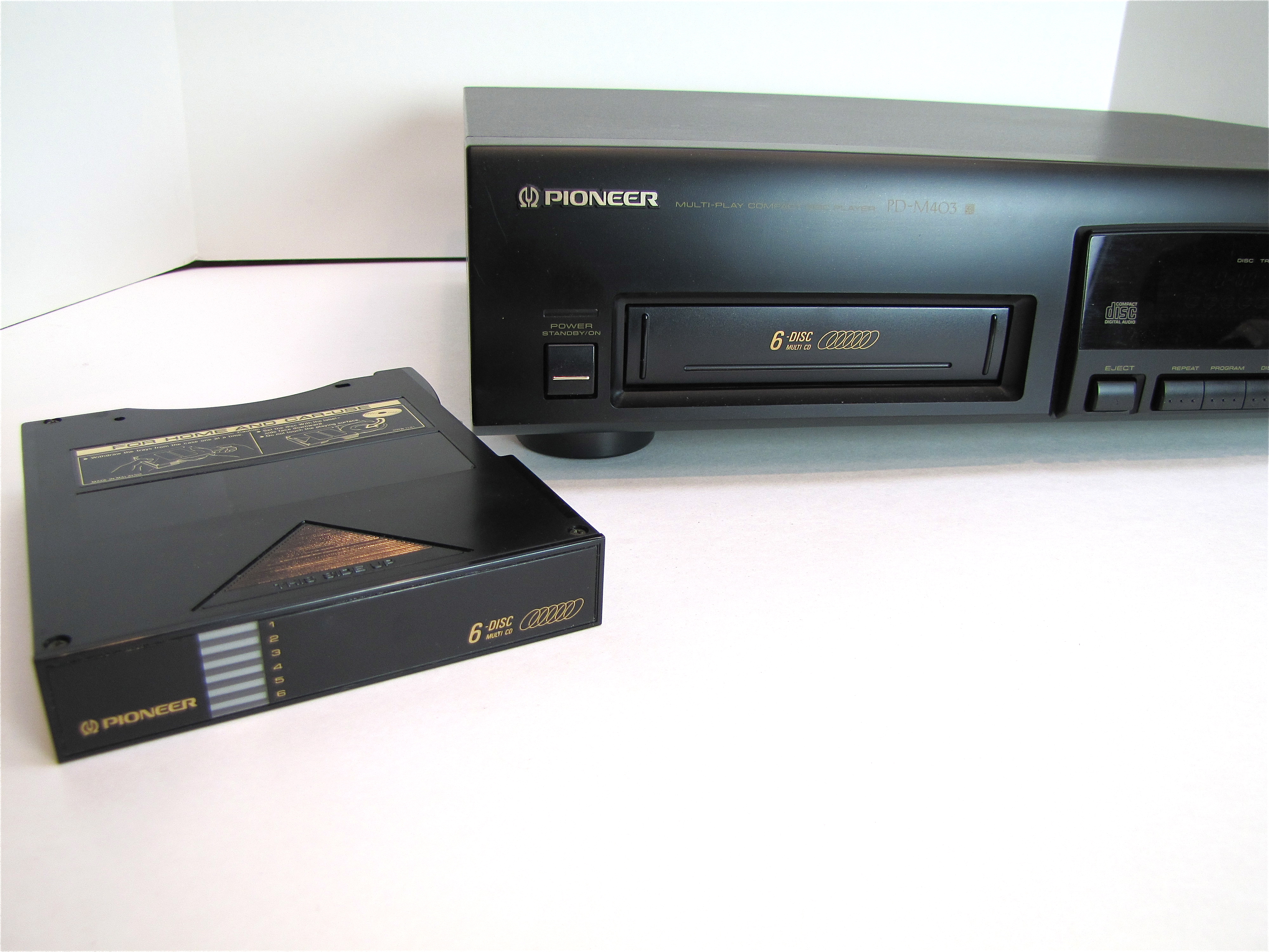 Pioneer Multi-Play Compact Disk Player + Toshiba DVD Player