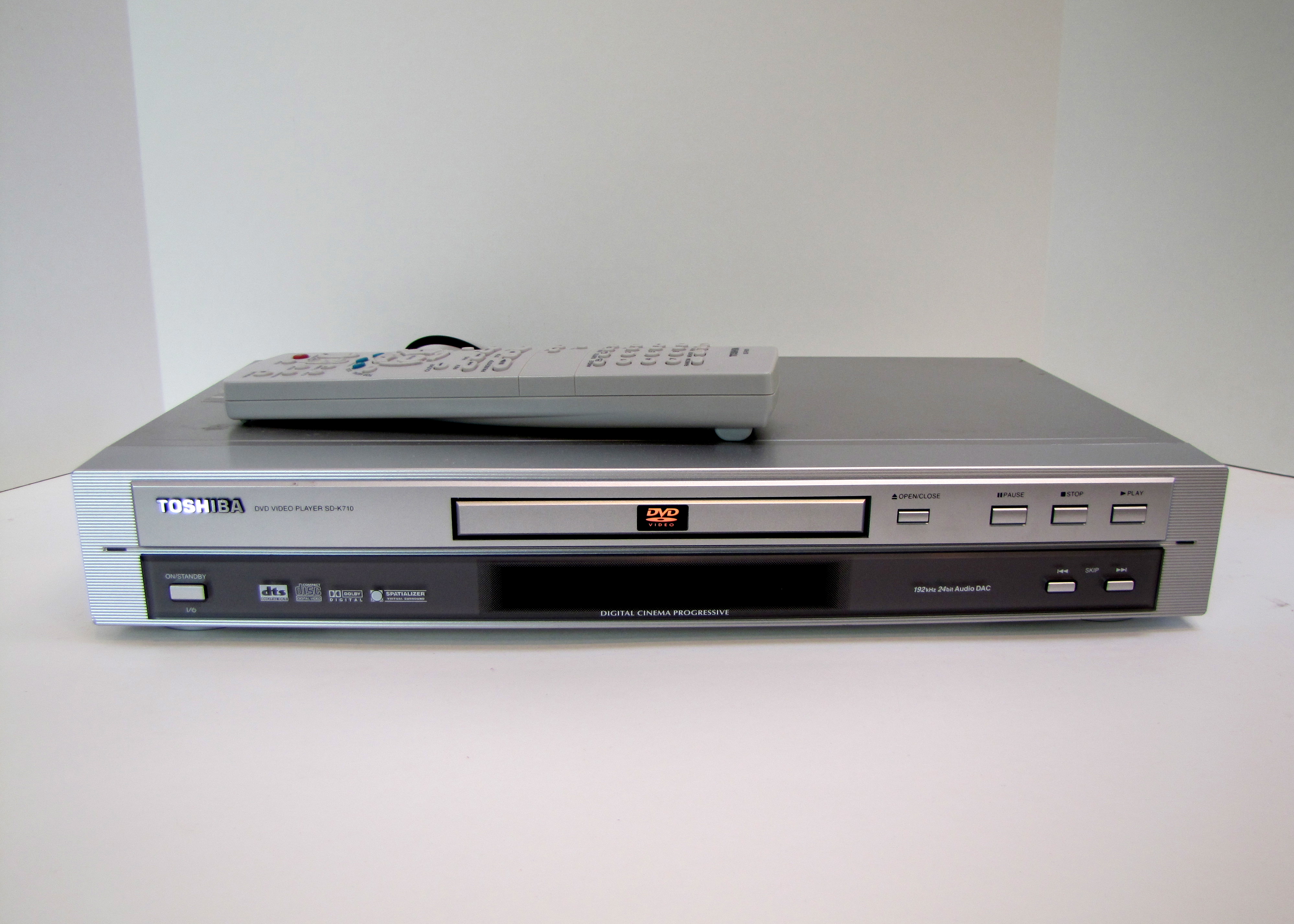 Pioneer Multi-Play Compact Disk Player + Toshiba DVD Player