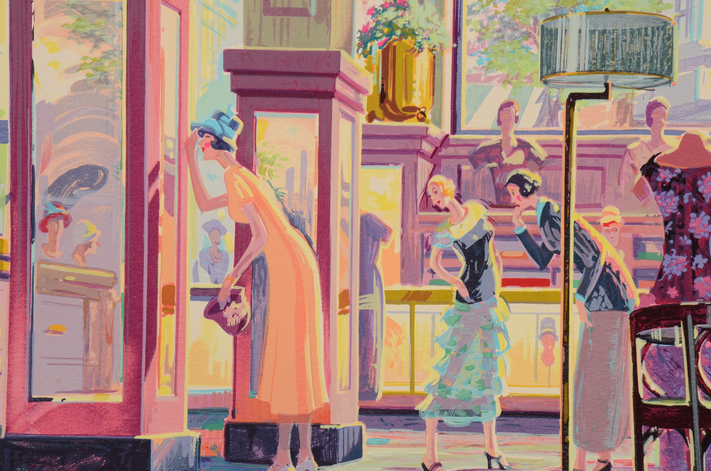 Serigraphic L/E Reproduction of Original Michael Young Painting