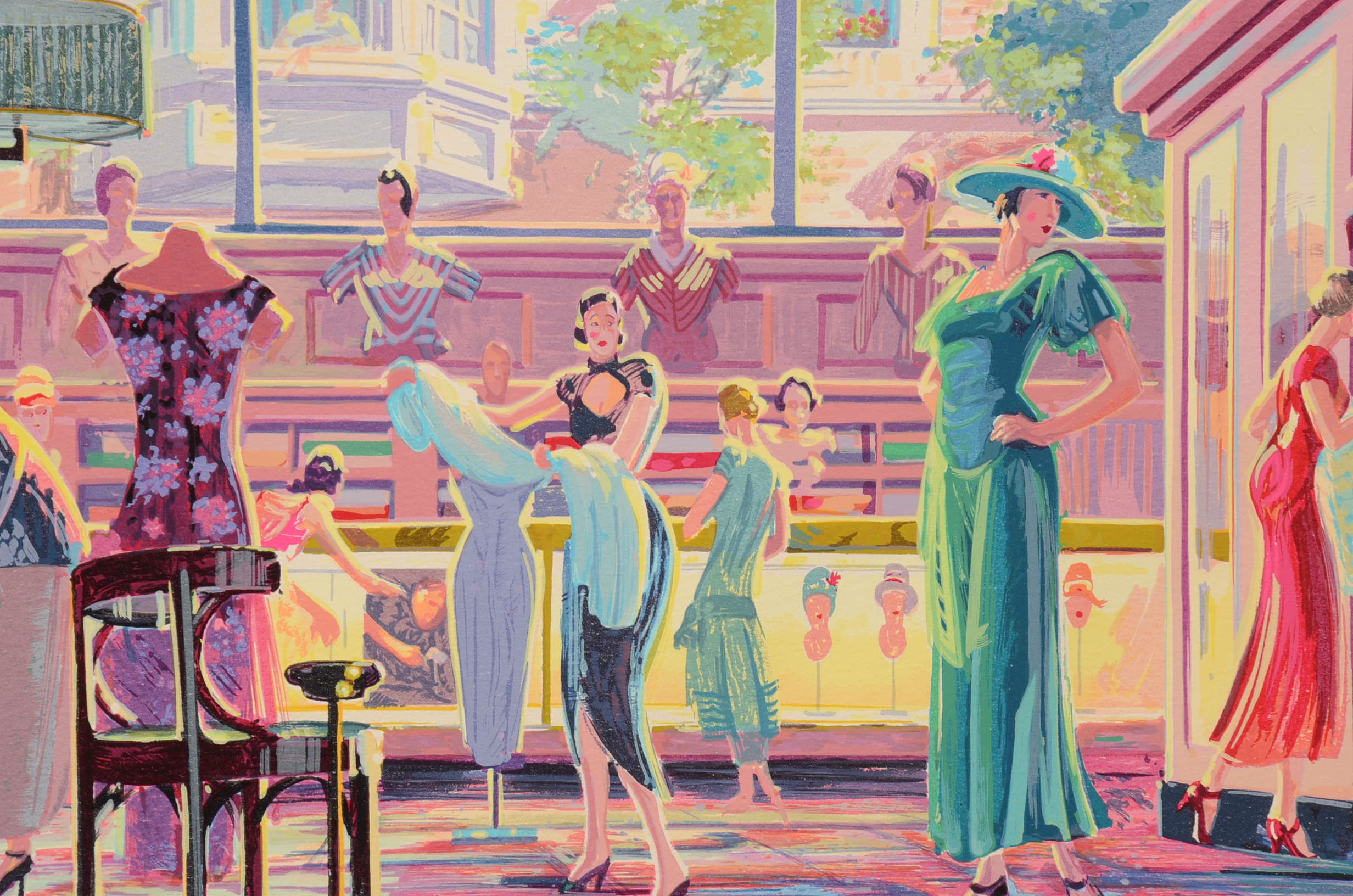 Serigraphic L/E Reproduction of Original Michael Young Painting