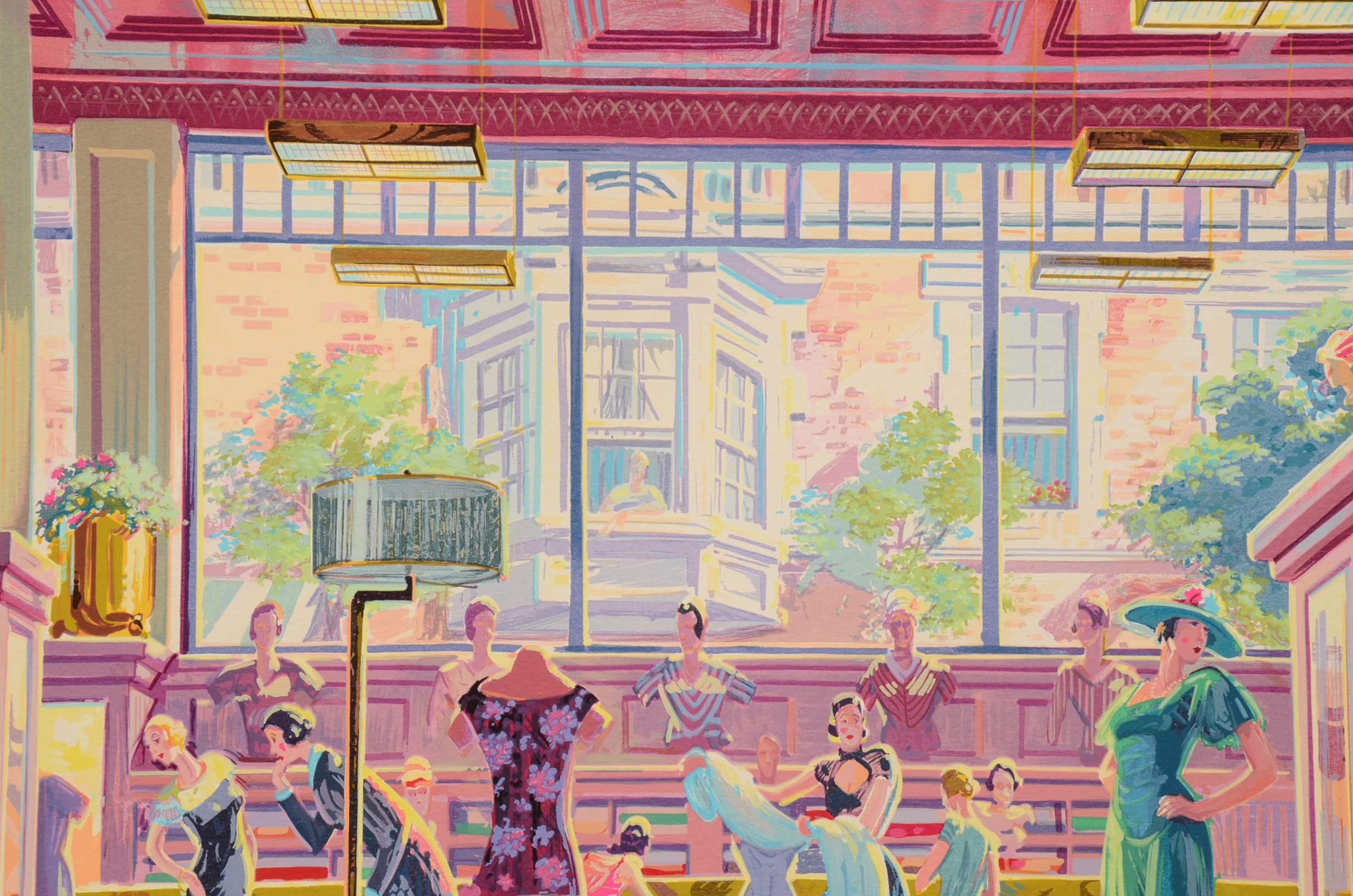 Serigraphic L/E Reproduction of Original Michael Young Painting