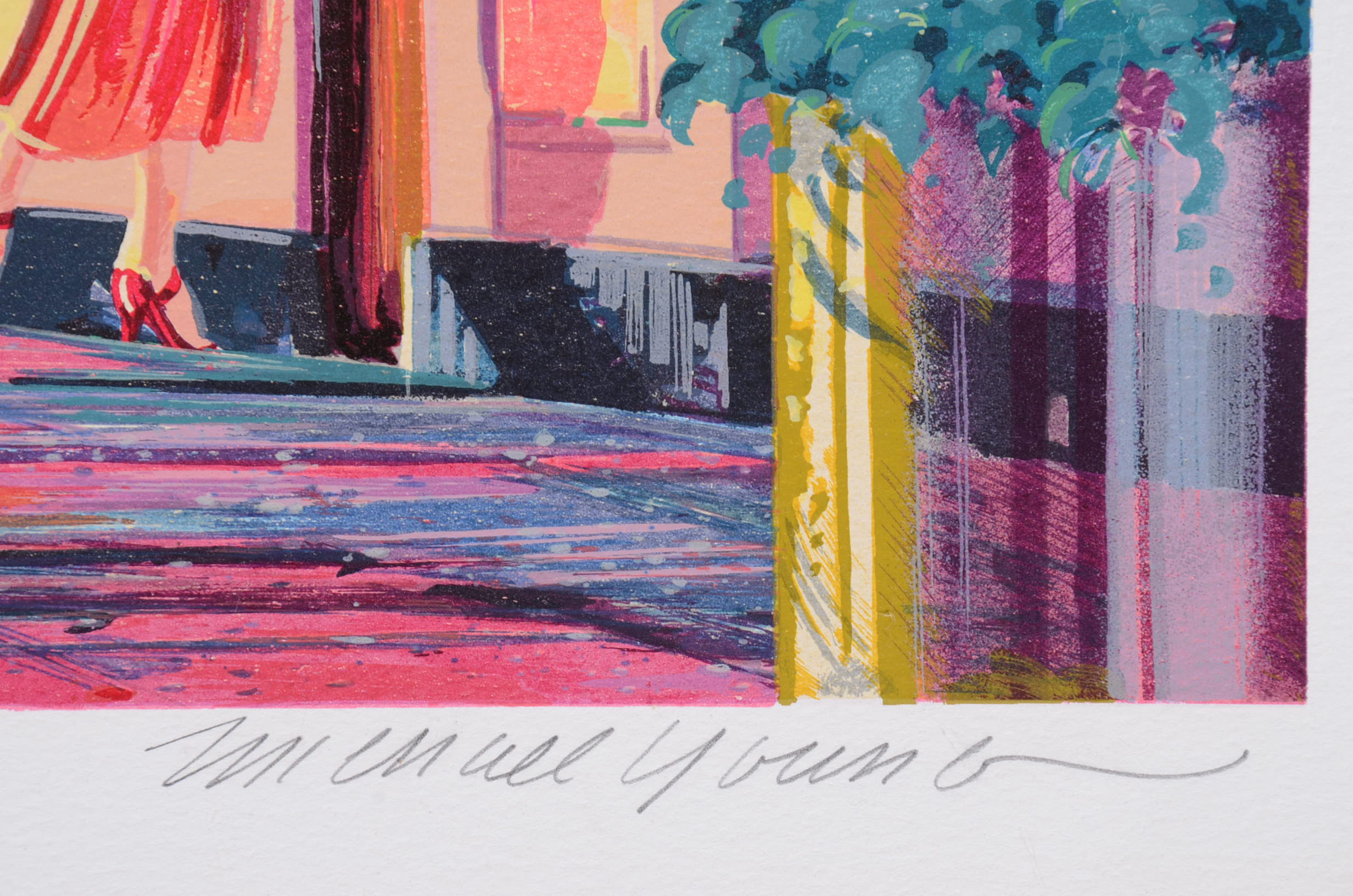 Serigraphic L/E Reproduction of Original Michael Young Painting