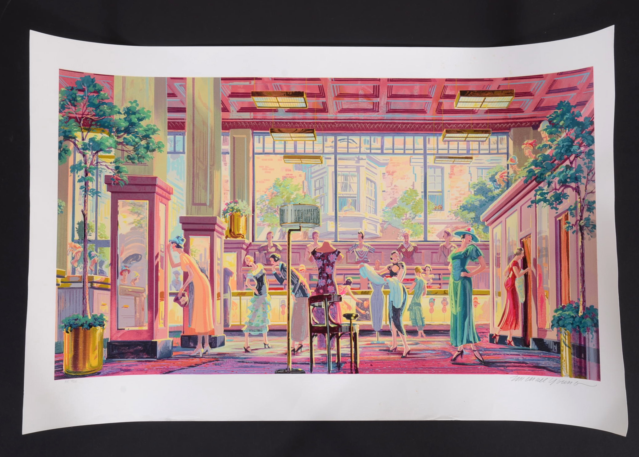 Serigraphic L/E Reproduction of Original Michael Young Painting