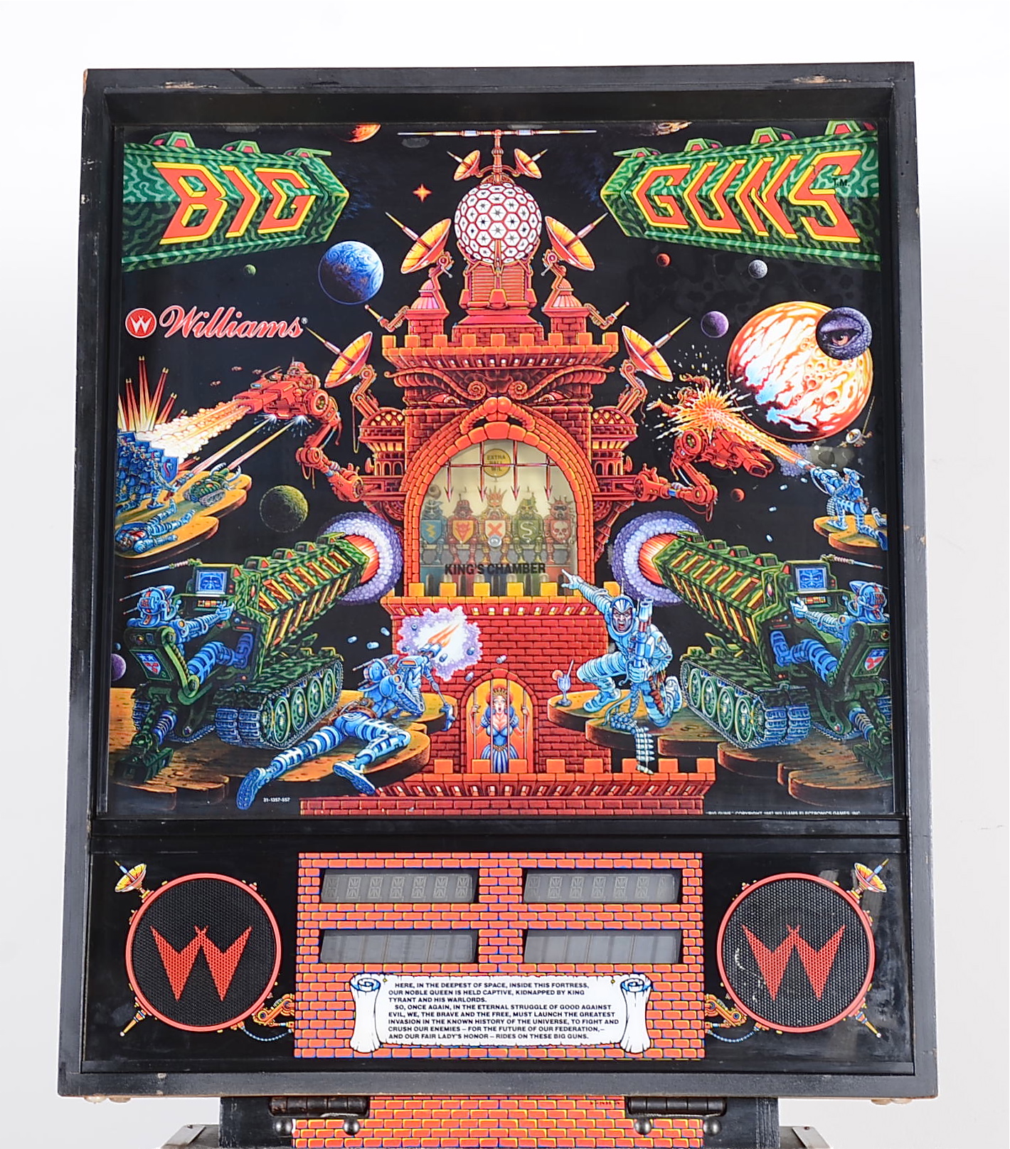 Big Guns Pinball Game by Williams