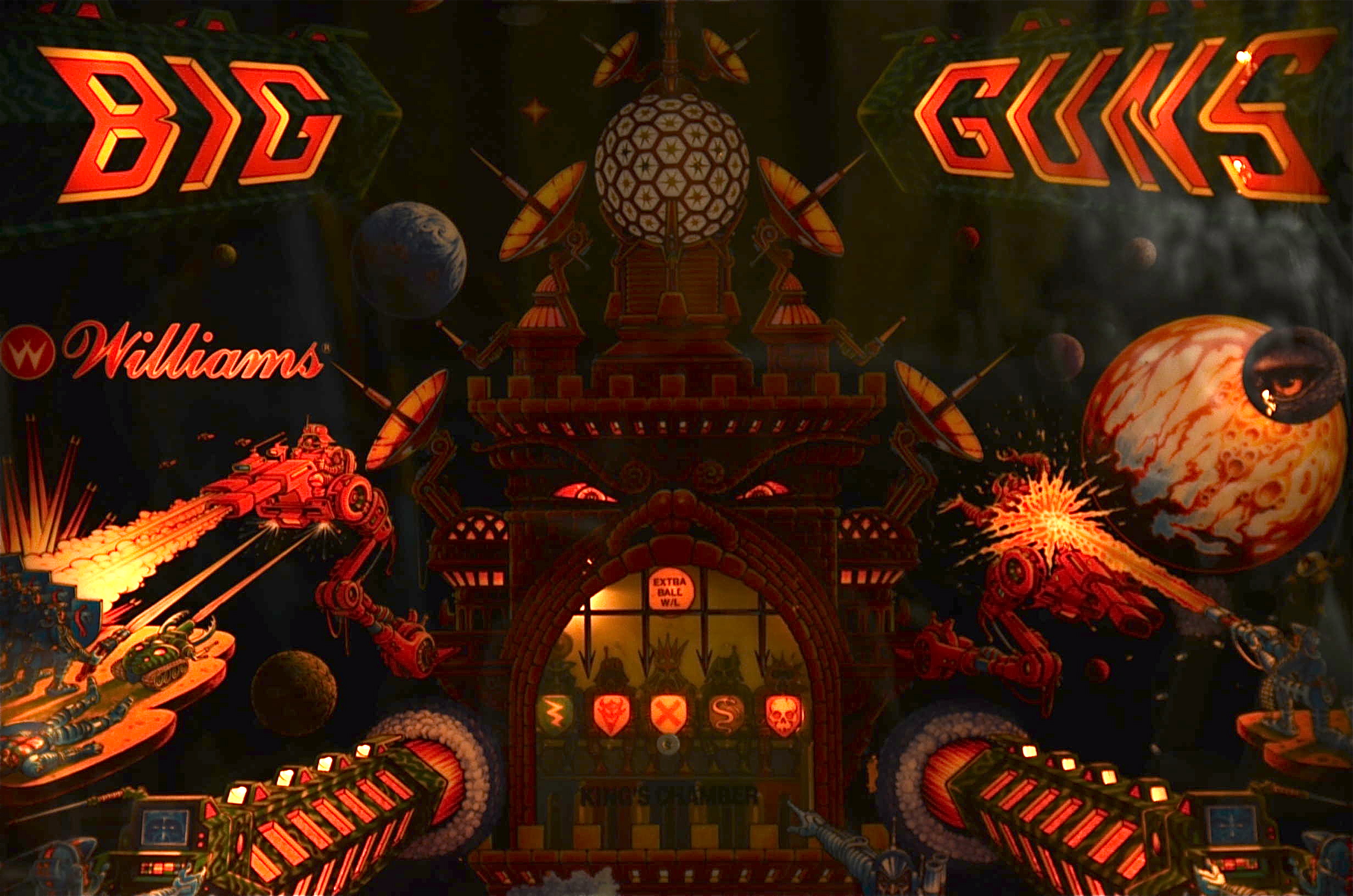 Big Guns Pinball Game by Williams