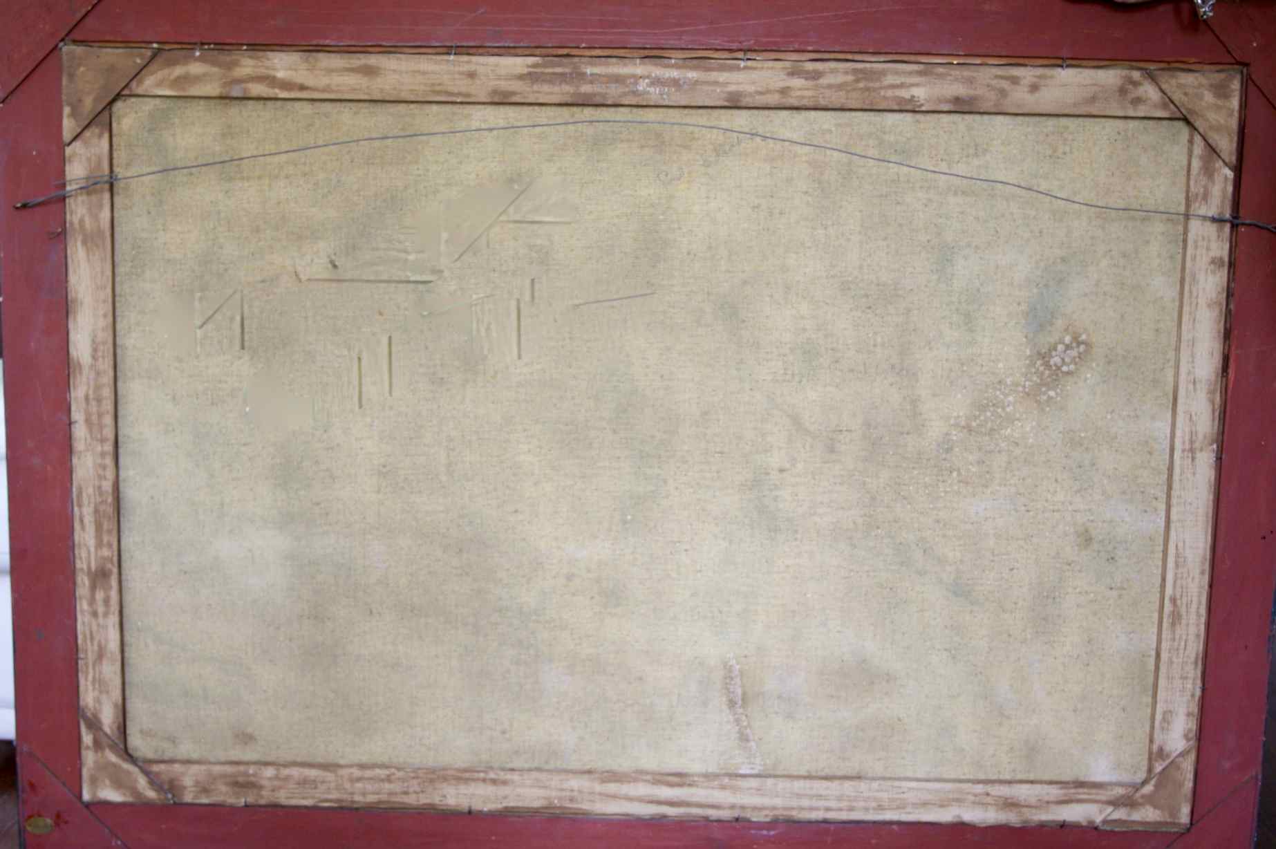 Large Maritime Oil on Canvas