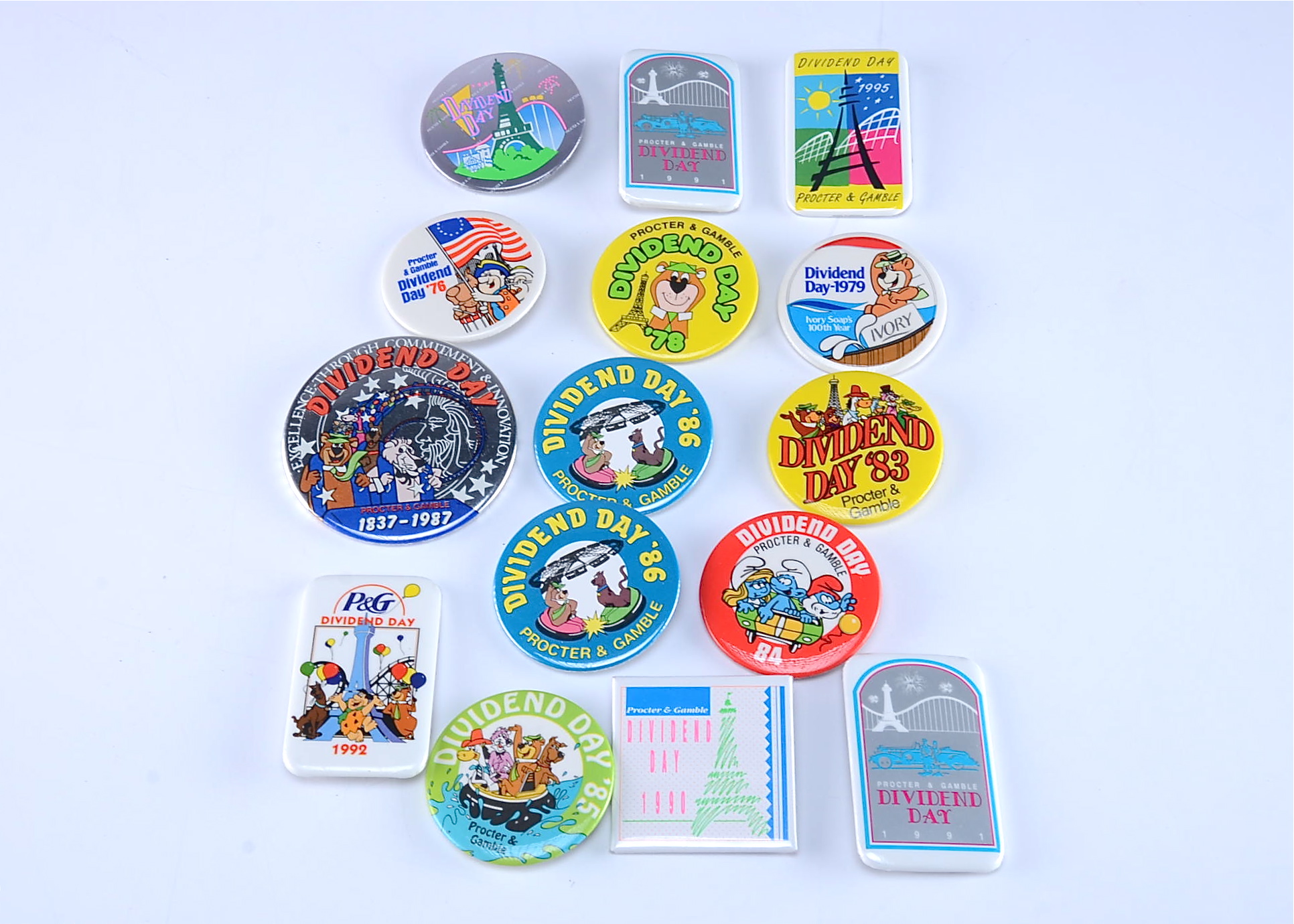 Procter & Gamble Dividend Day Buttons