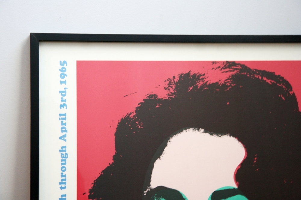 Andy Warhol Exhibition Poster, "Red Liz," Morris International,