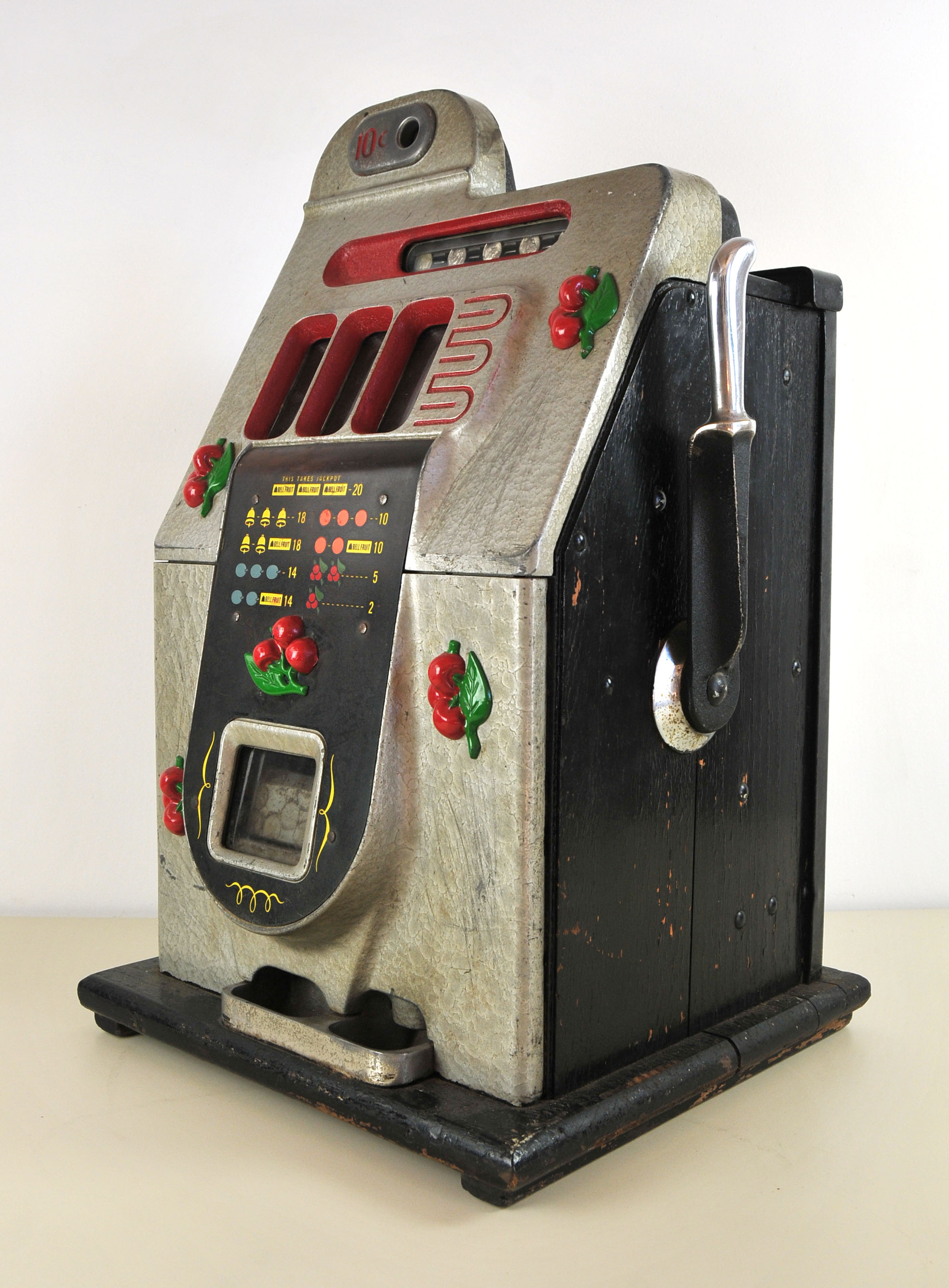 10 Cent Mills Novelty Gooseneck Operators Bell Slot Machine 