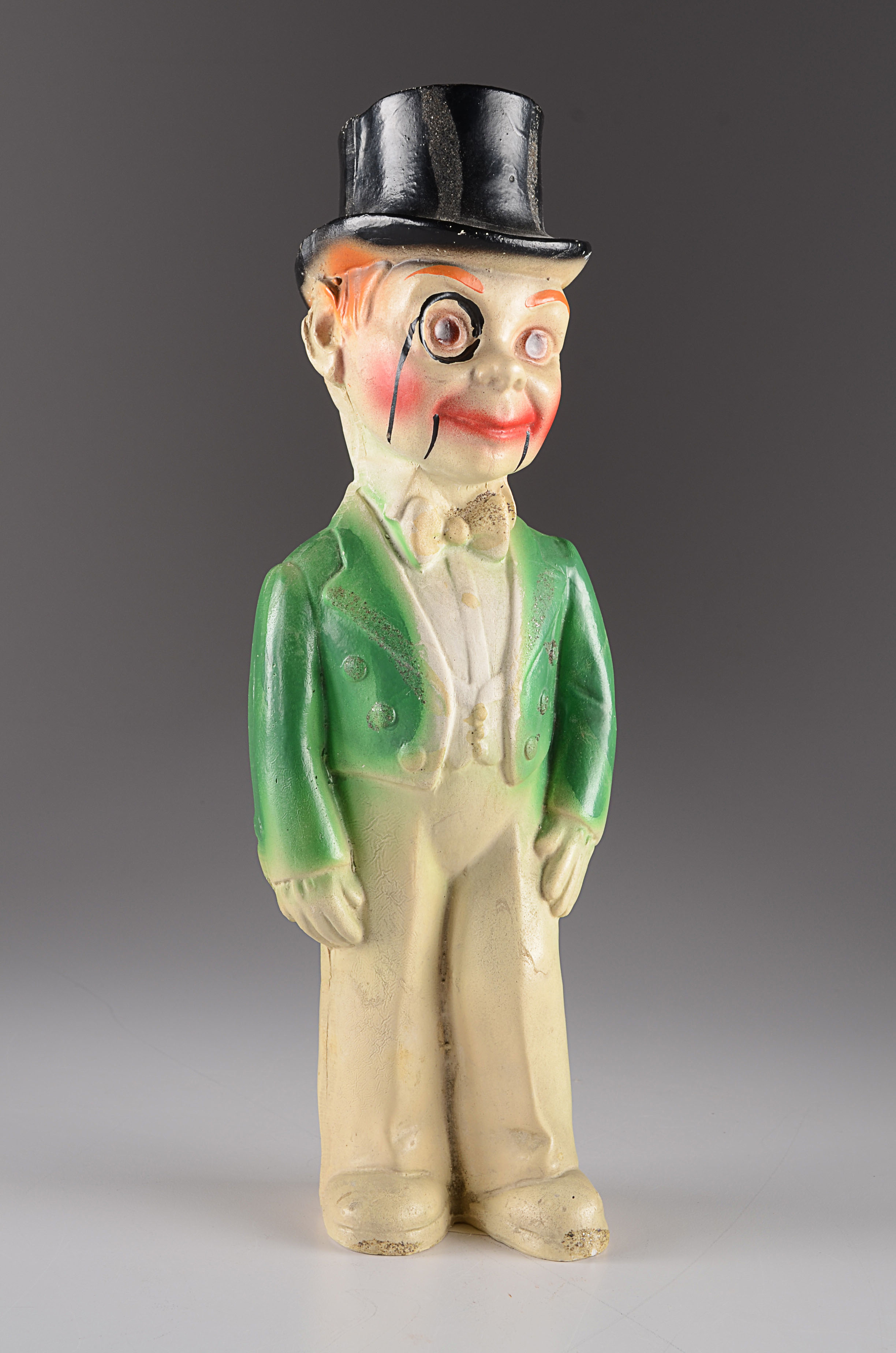 Charlie McCarthy Chalkware Statue