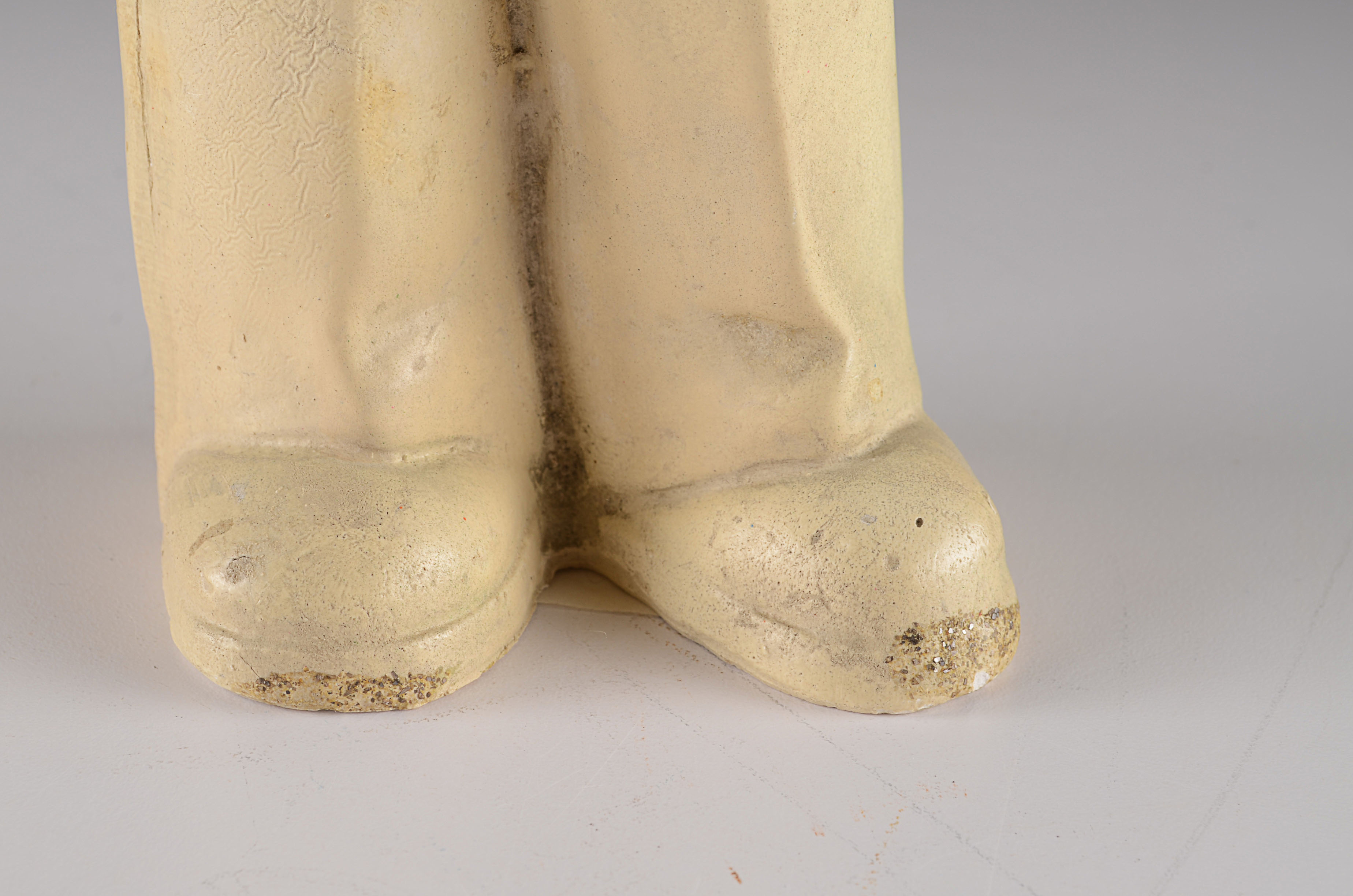 Charlie McCarthy Chalkware Statue