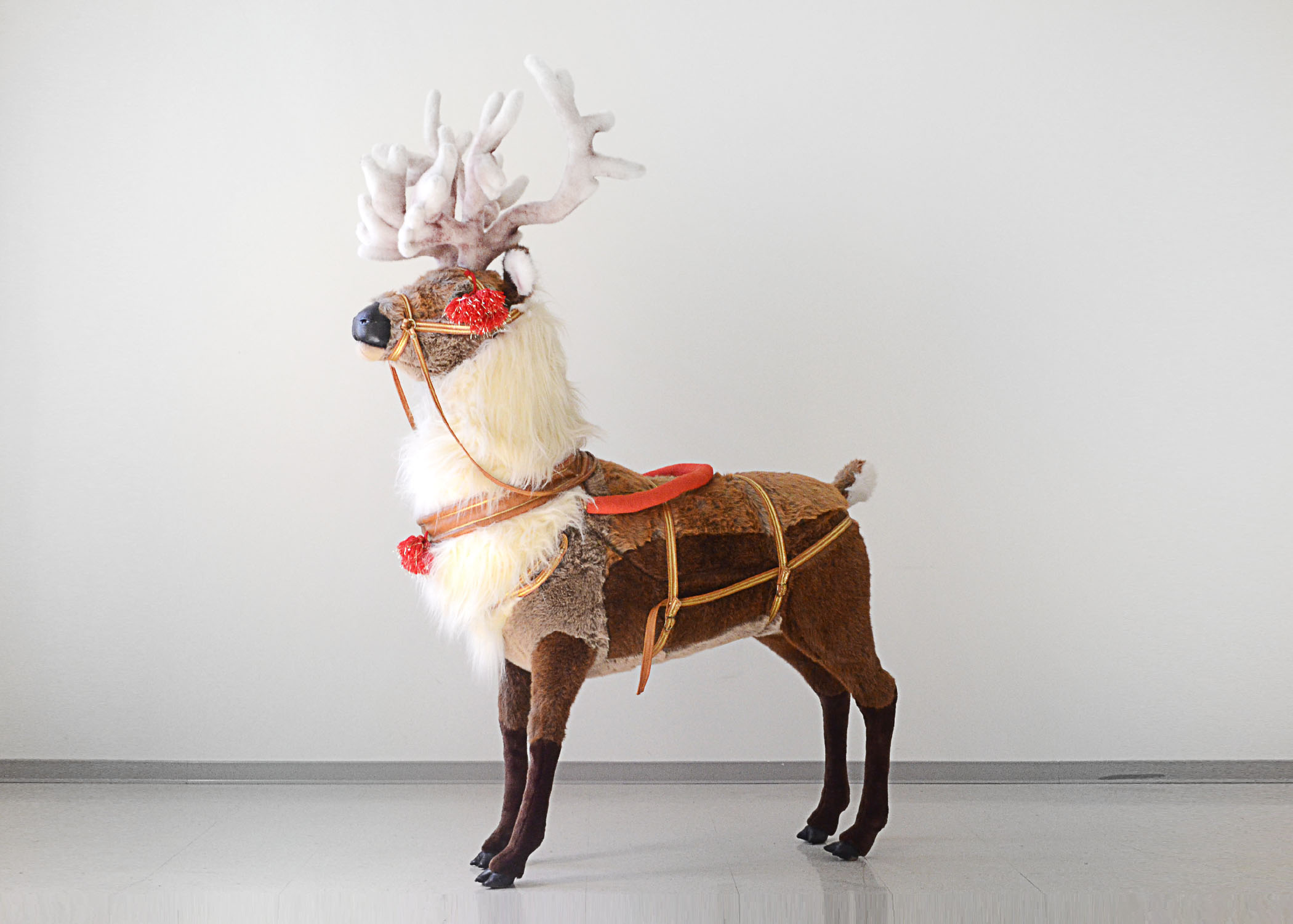 Life Sized Plush Reindeer Prop