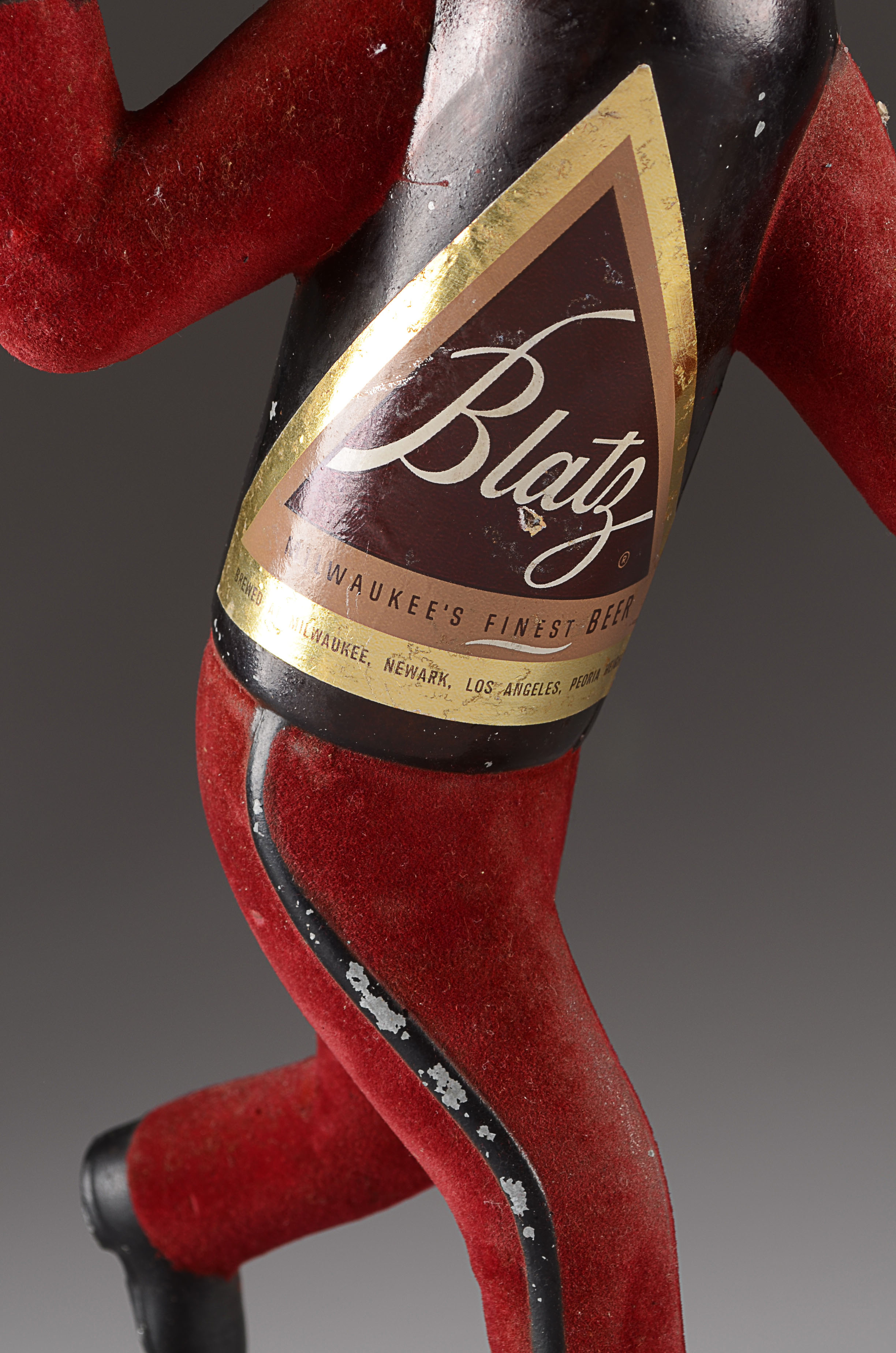 Blatz Beer Running Waiter Figural Sign