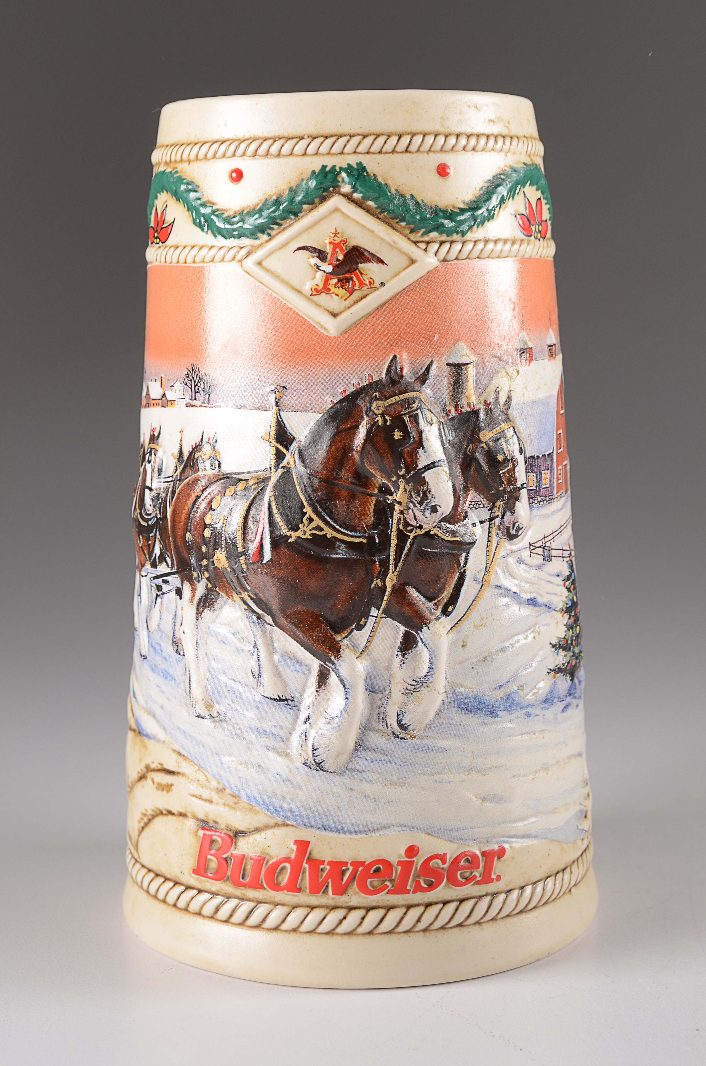 Two Budweiser Collector Steins