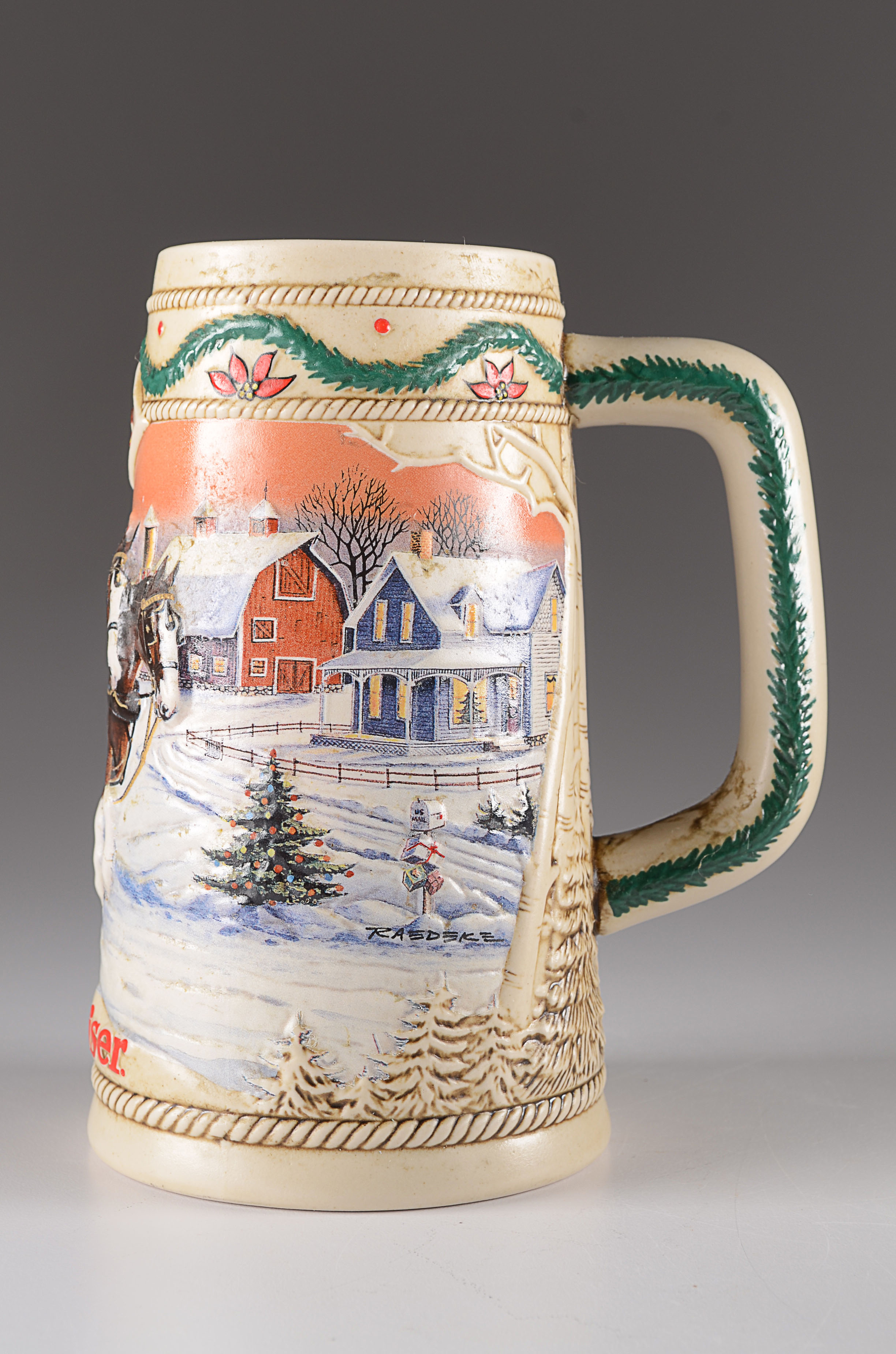 Two Budweiser Collector Steins