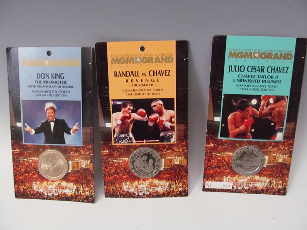 MGM Grand Commemorative Boxing Tokens