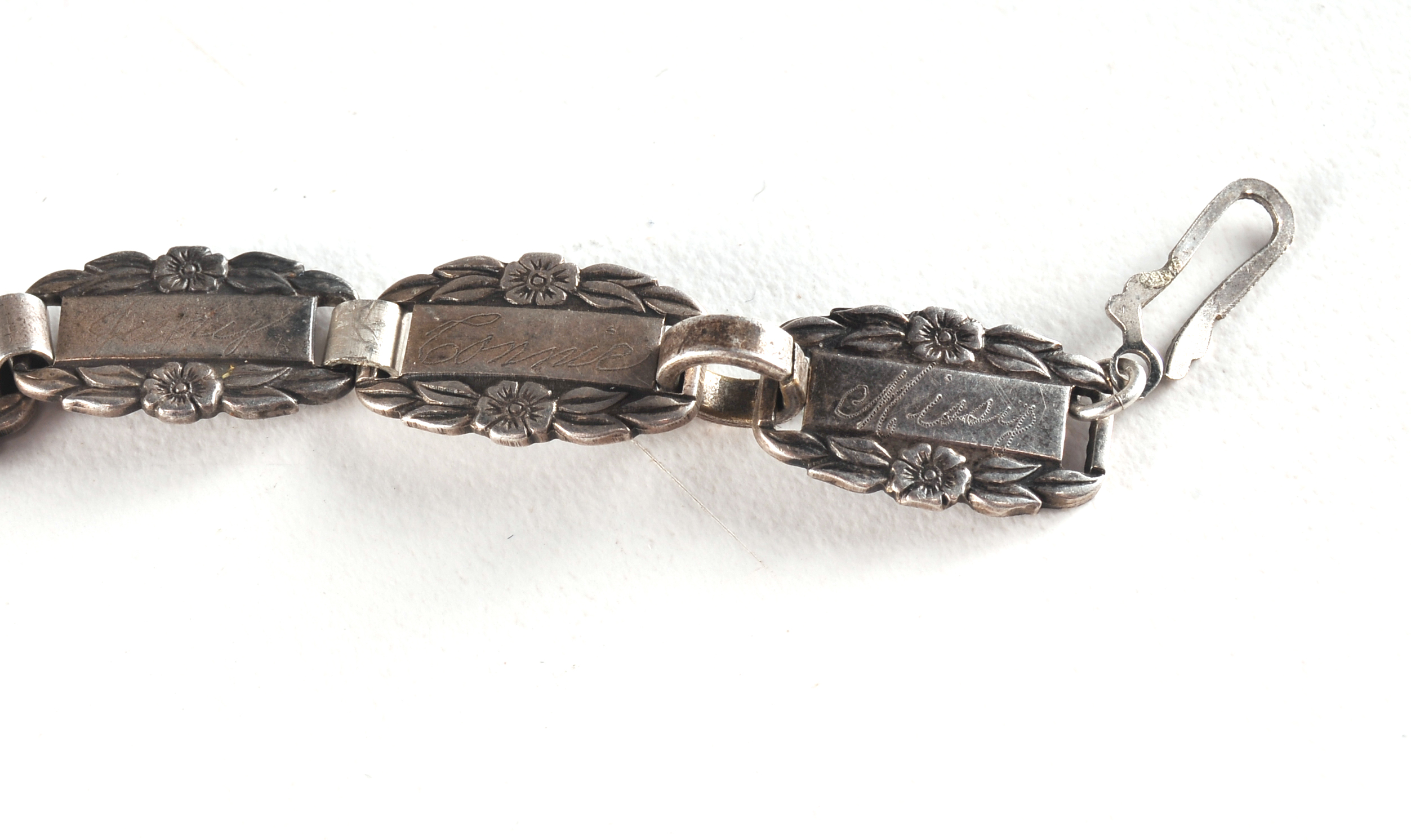 WWII Sterling US Navy Sweetheart Bracelet