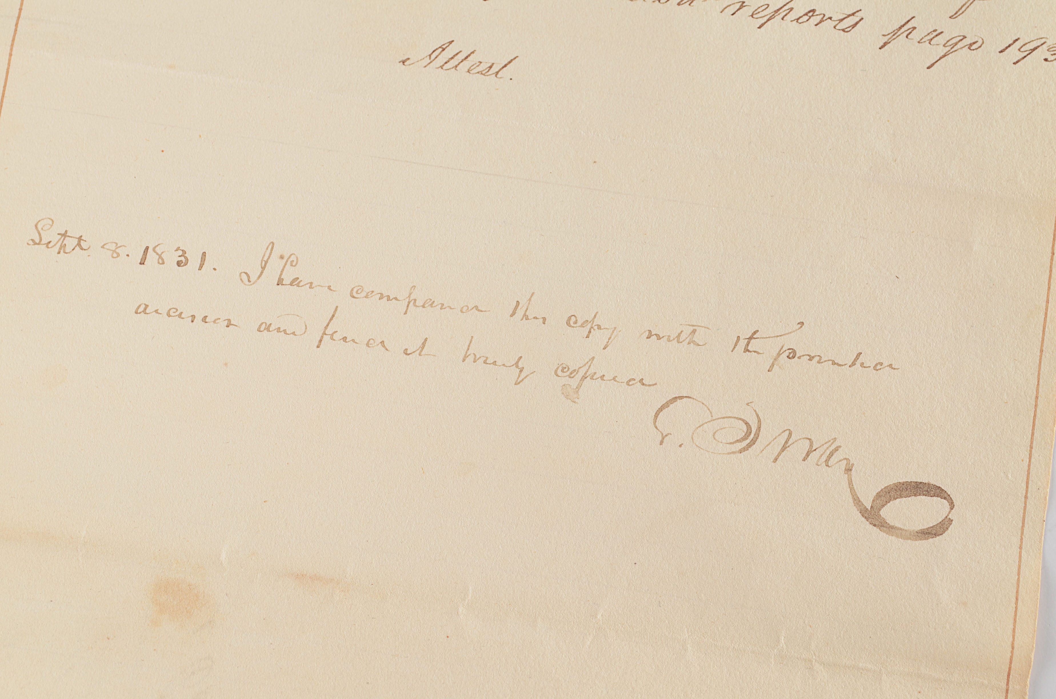 Antique Copy of an Ohio Court Appeal