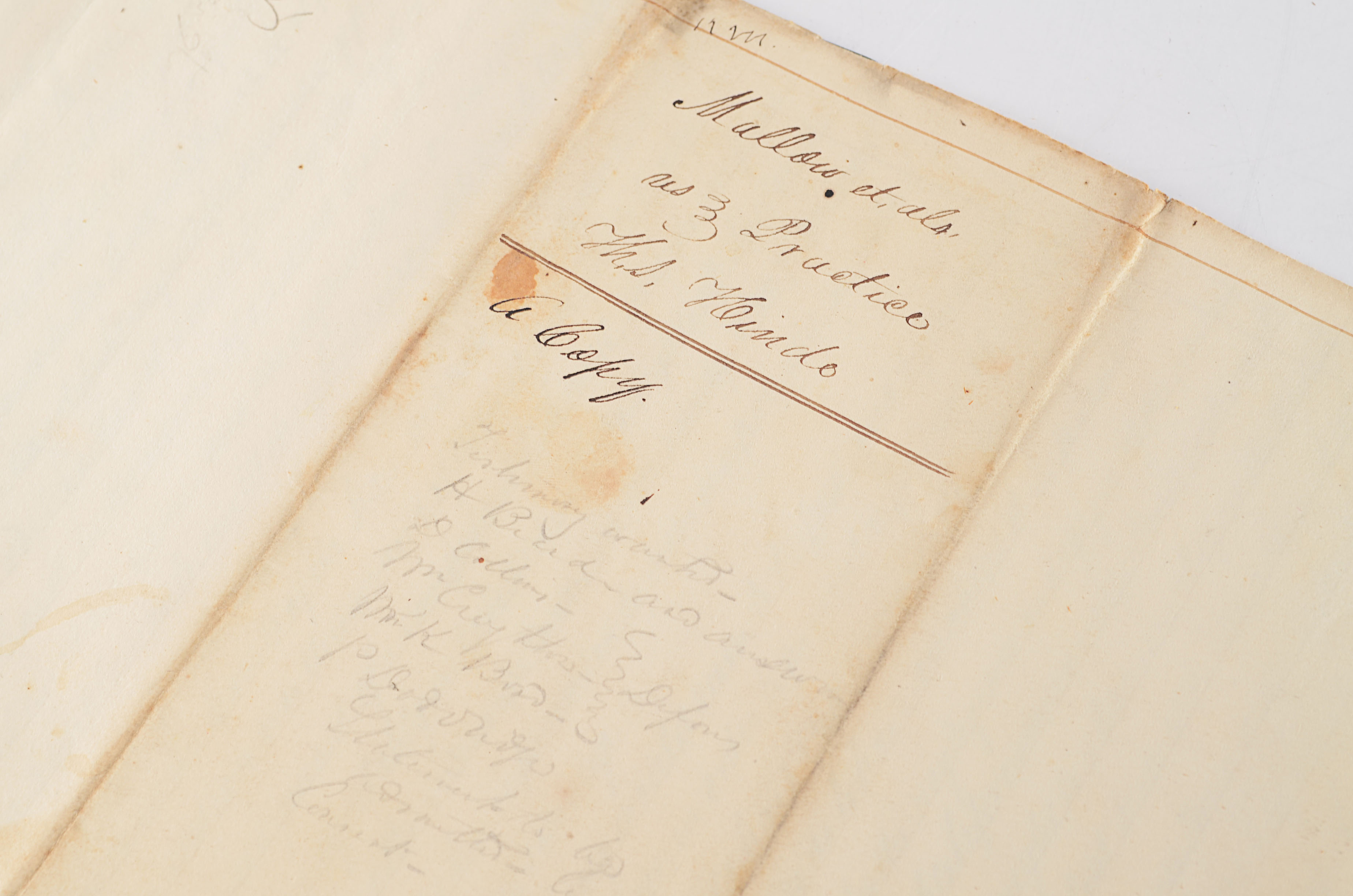 Antique Copy of an Ohio Court Appeal