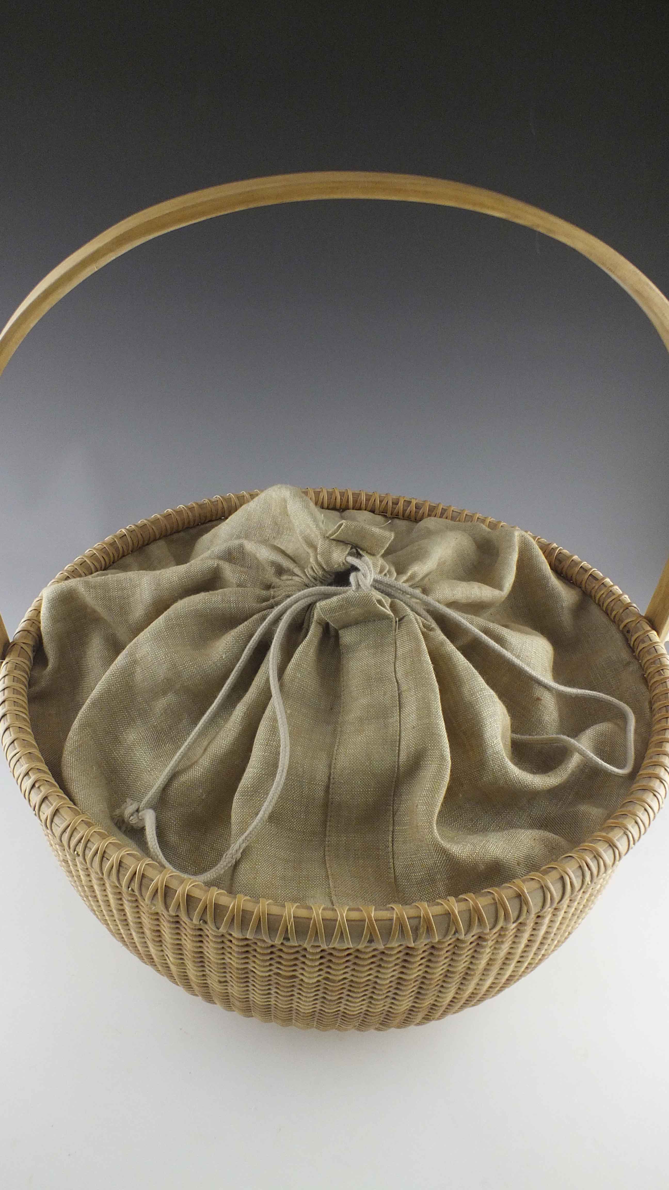 Basket Filled with Designer Buttons