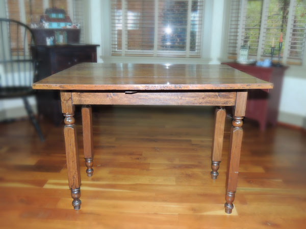 Rustic Drop Leaf Table