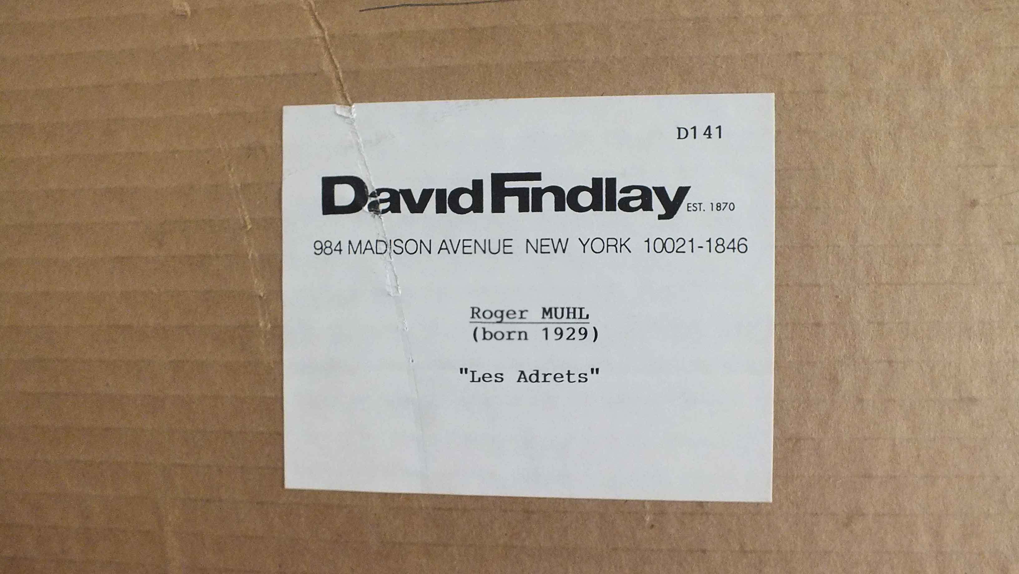 Roger Muhl Original Oil Painting, "Les Adrets"