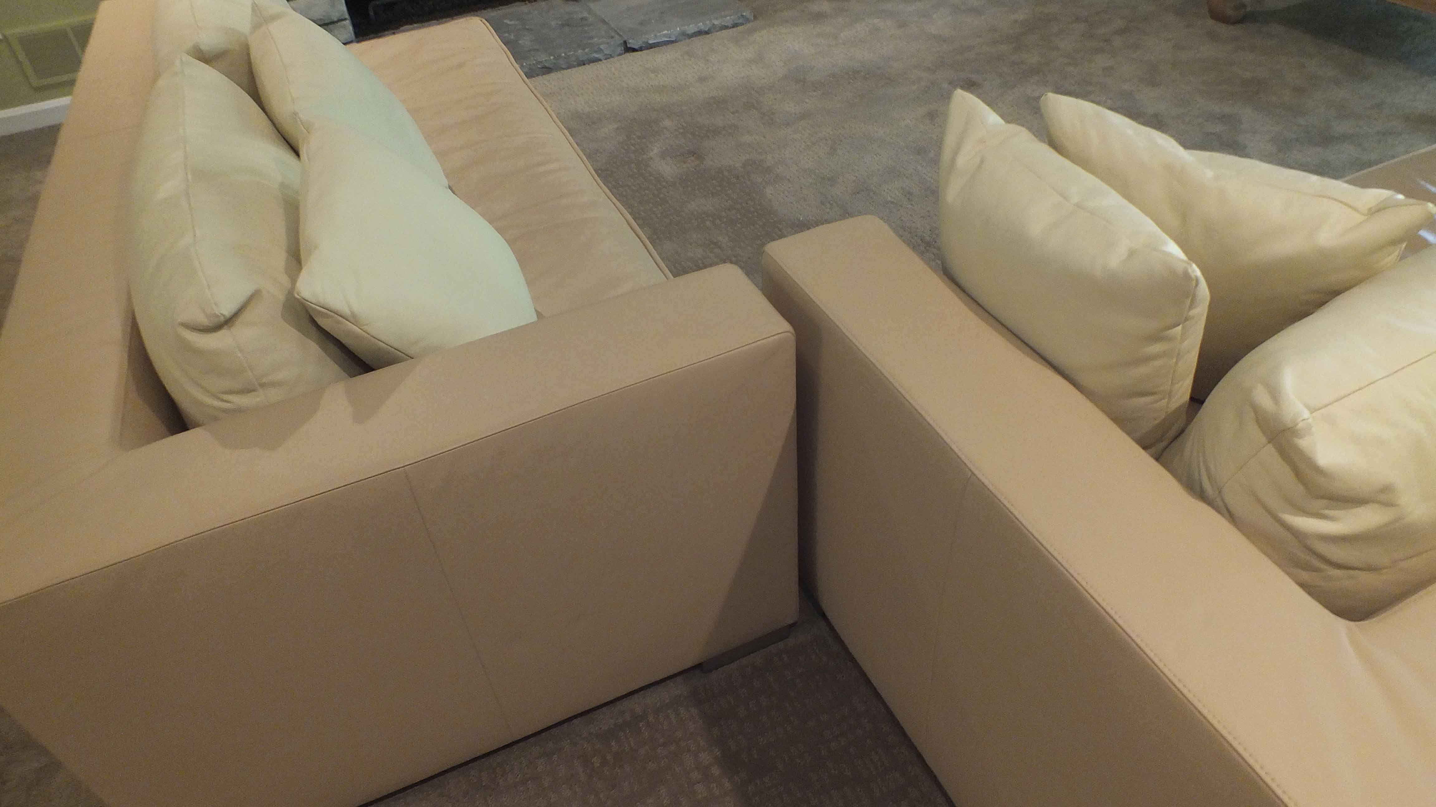 Ligne Roset "Rive Gauche" Chaise and One Arm Sofa 
