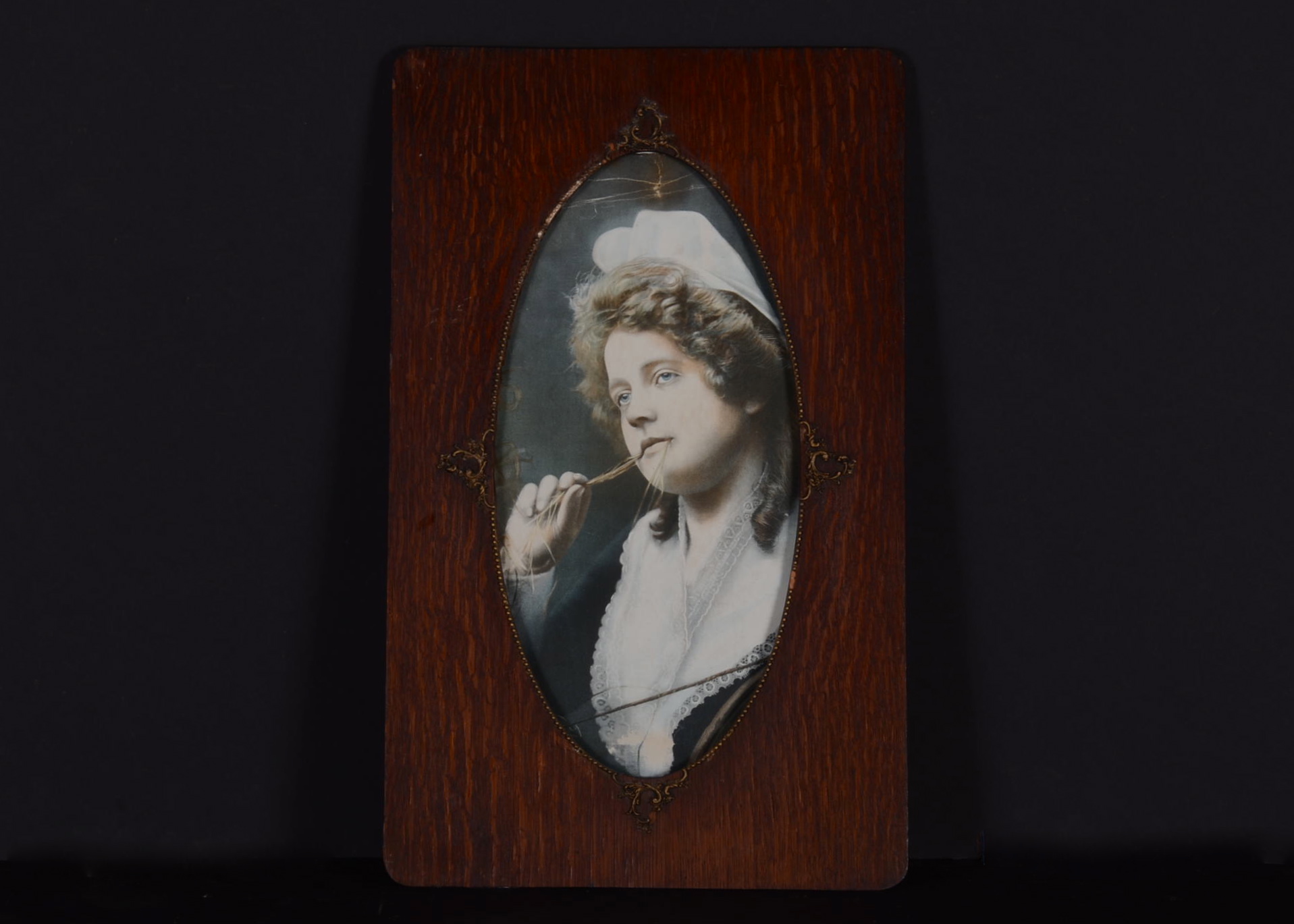 Antique Print and Frame