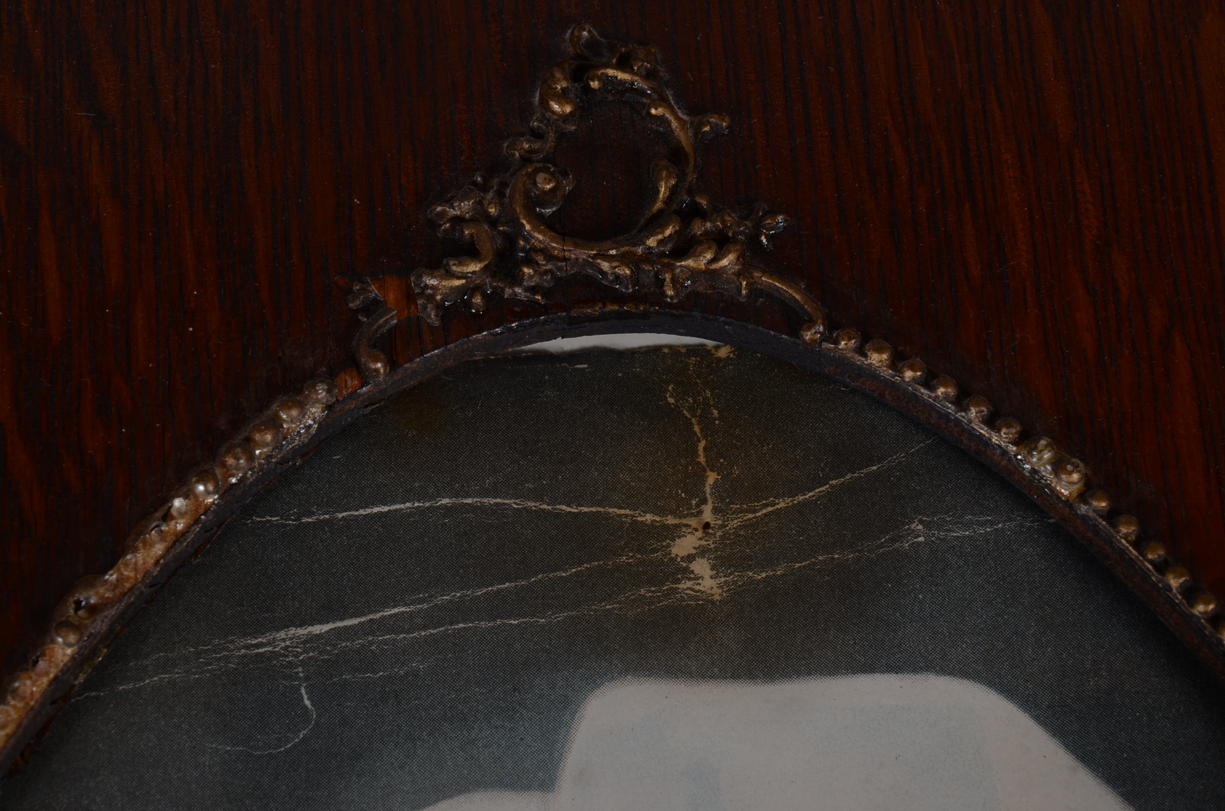 Antique Print and Frame