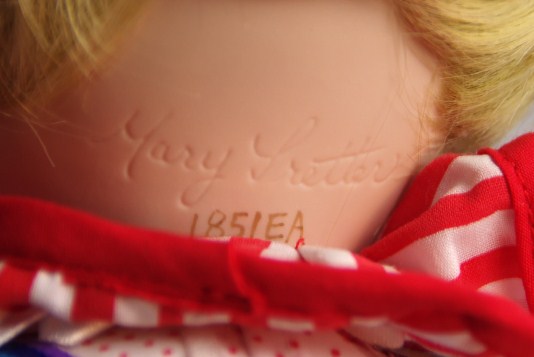 Collection of Mary Tretter Porcelain Dolls, dressed as Clowns