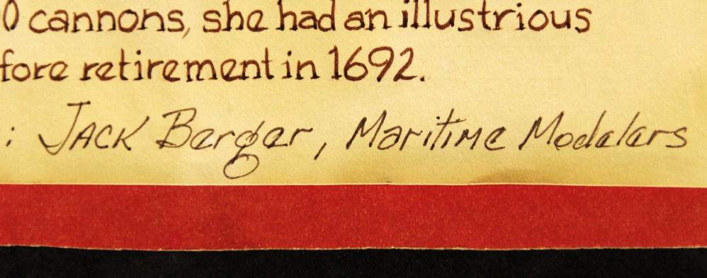 Magnificent & Very Large Wood Model of the H.M.S. Prince, 1670; by Jack Barger 