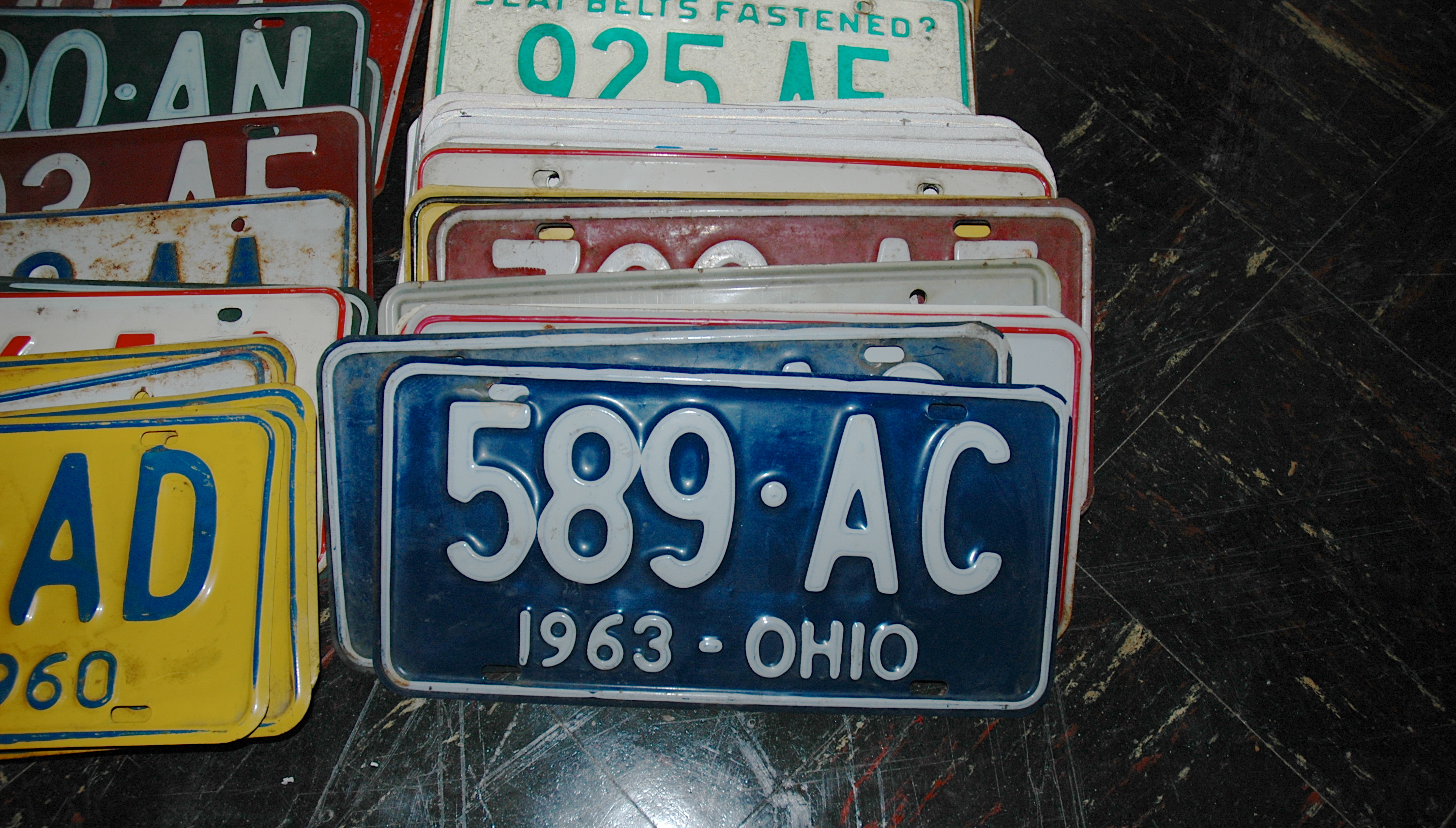 51 Old Ohio License Plates 60s 70s 80s