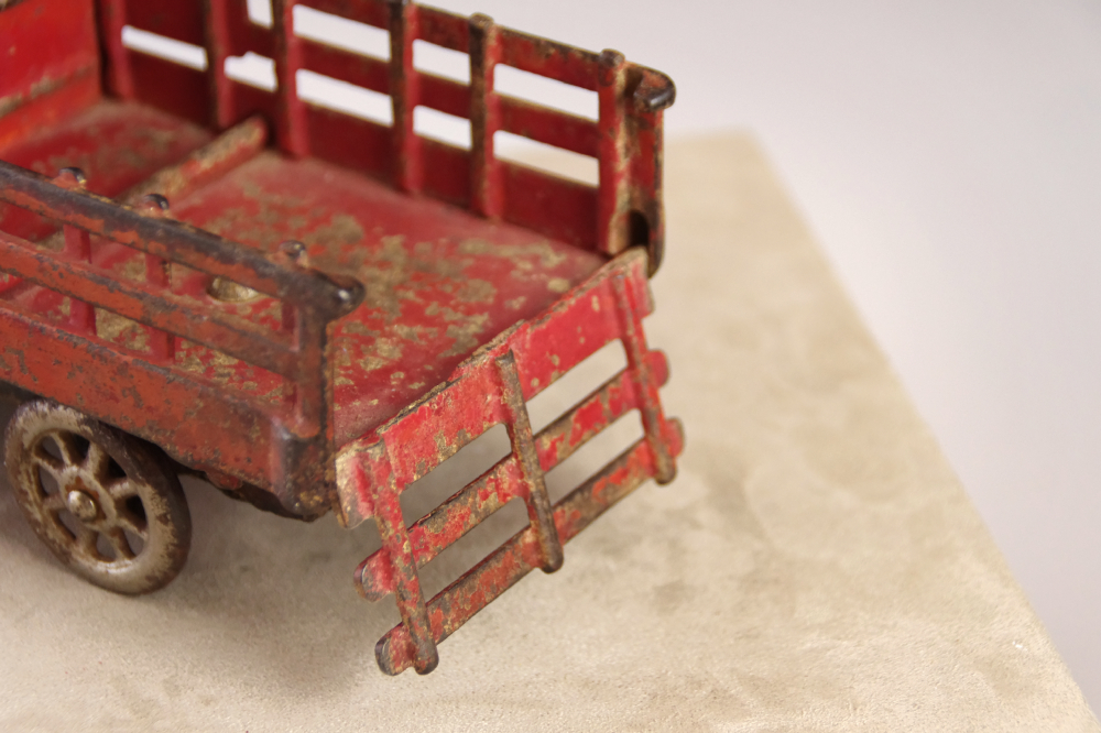 Rare Cast Iron North & Judd Anchor Truck Co. Model T Stake Bed Toy Truck