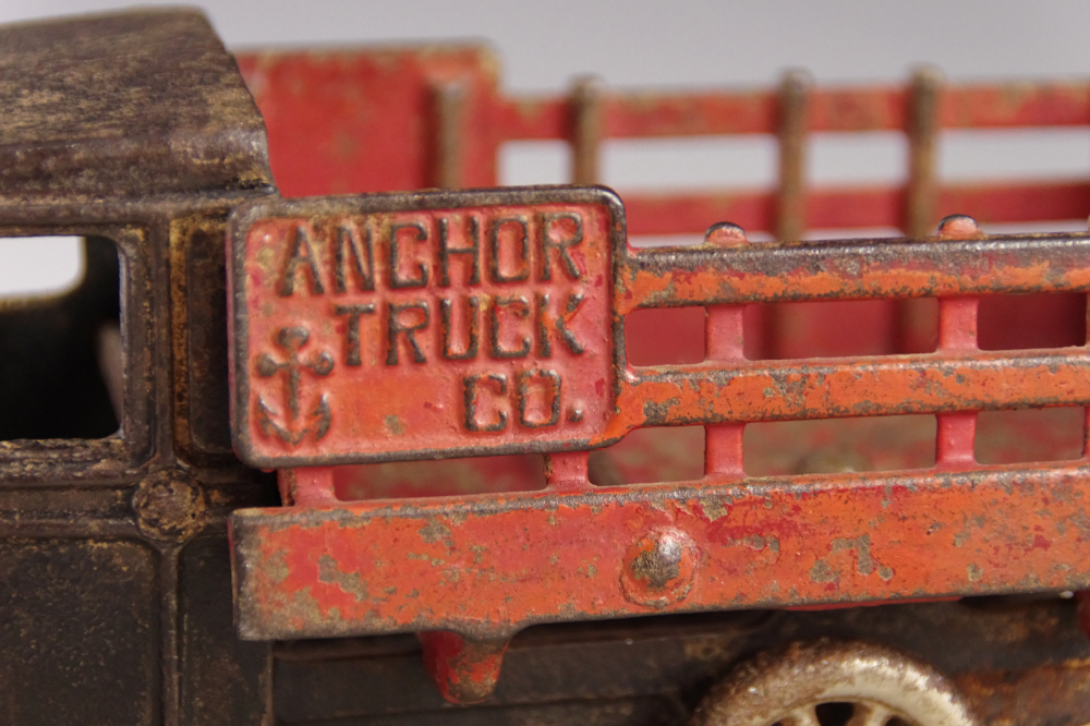 Rare Cast Iron North & Judd Anchor Truck Co. Model T Stake Bed Toy Truck
