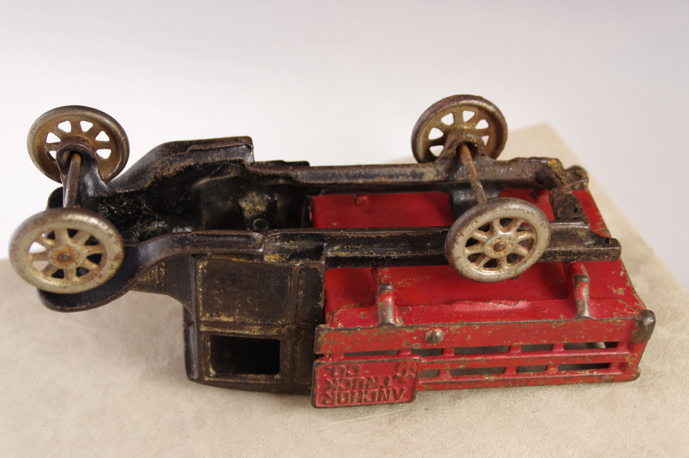 Rare Cast Iron North & Judd Anchor Truck Co. Model T Stake Bed Toy Truck