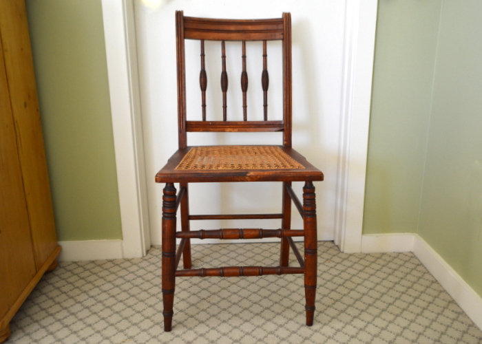 Antique Victorian Occasional Caned Chair