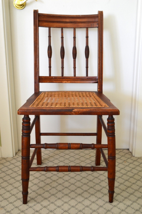 Antique Victorian Occasional Caned Chair