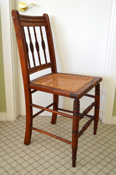 Antique Victorian Occasional Caned Chair